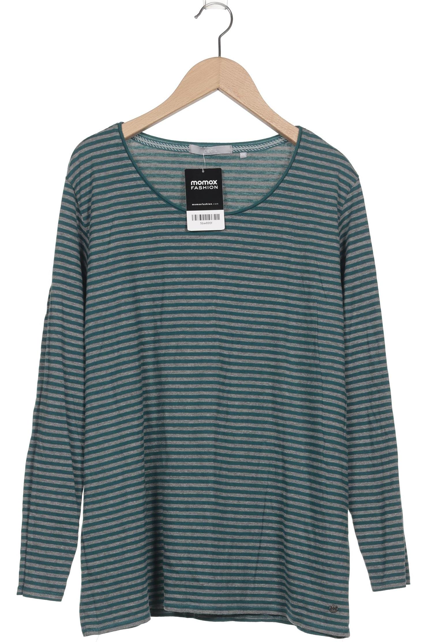 

Cecil Damen Langarmshirt, grün, Gr. 46