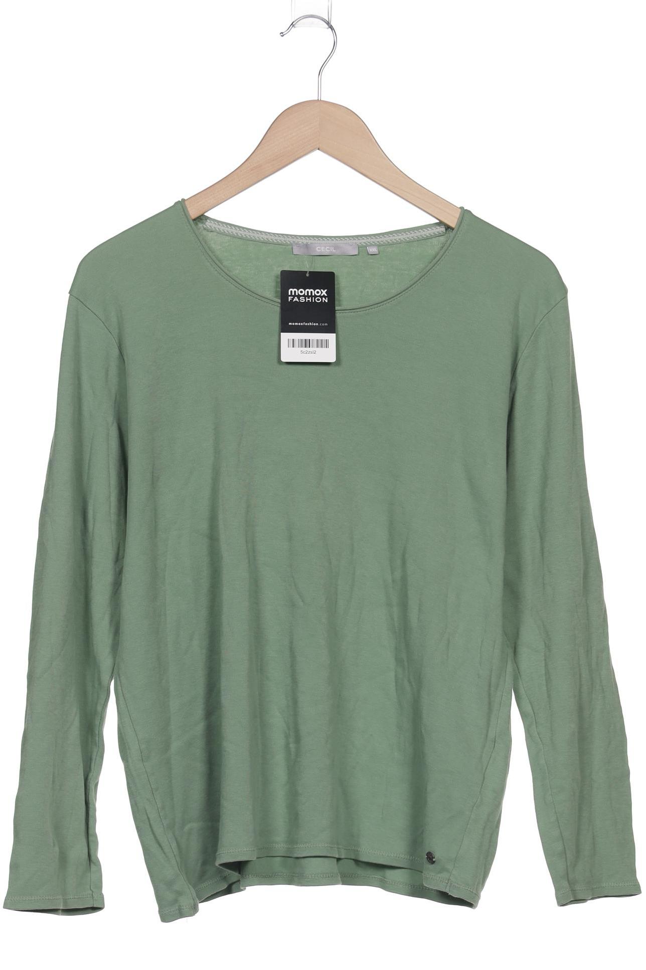

Cecil Damen Langarmshirt, grün, Gr. 46