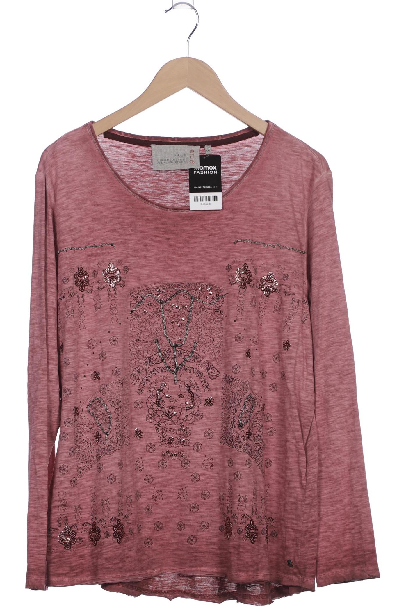 

Cecil Damen Langarmshirt, bordeaux, Gr. 46