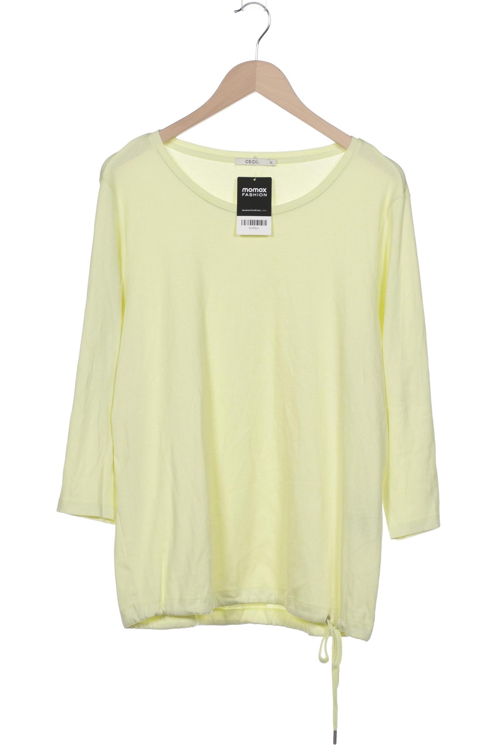 

Cecil Damen Langarmshirt, gelb, Gr. 44