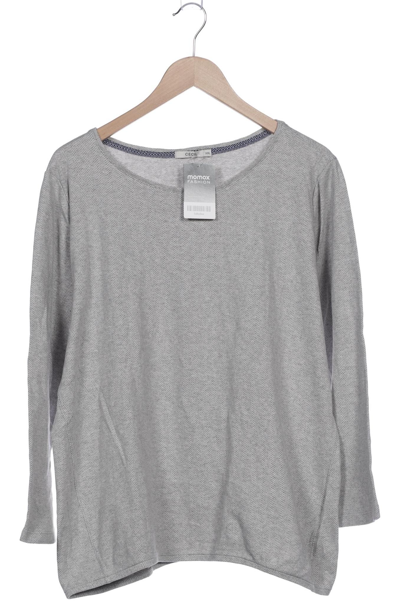 

Cecil Damen Langarmshirt, grau, Gr. 46