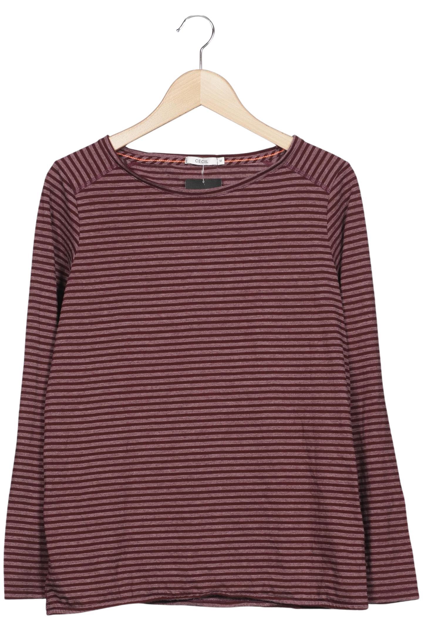 

Cecil Damen Langarmshirt, bordeaux, Gr. 38