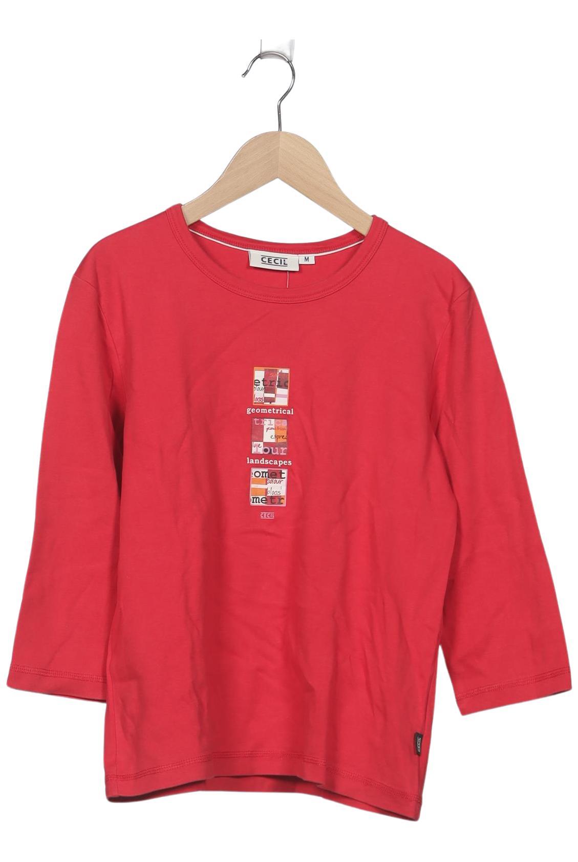 

Cecil Damen Langarmshirt, rot, Gr. 38