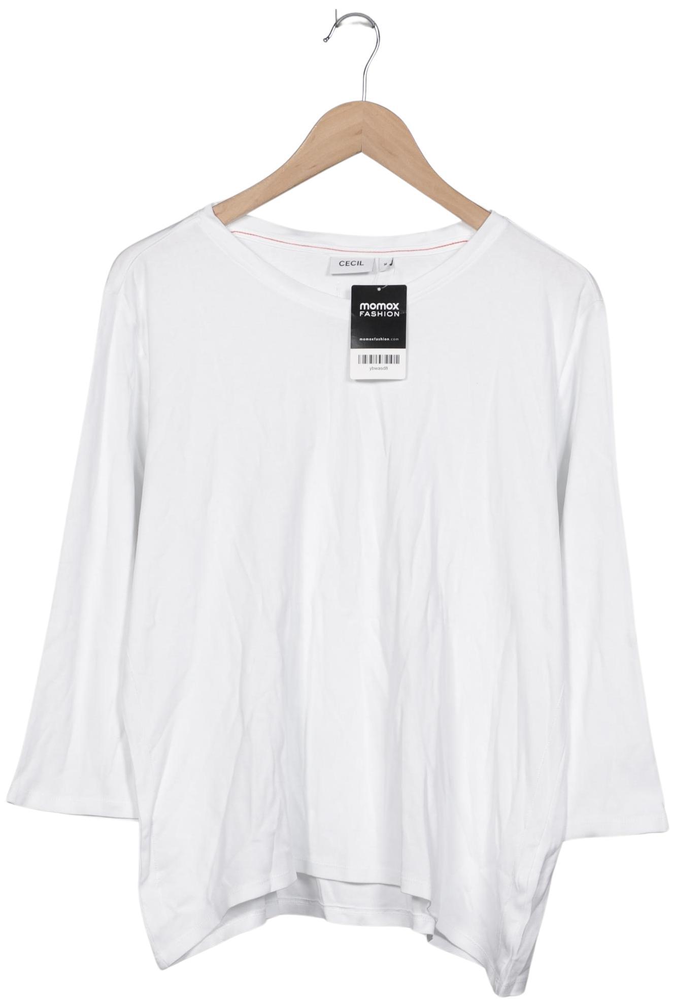 

Cecil Damen Langarmshirt, weiß, Gr. 38