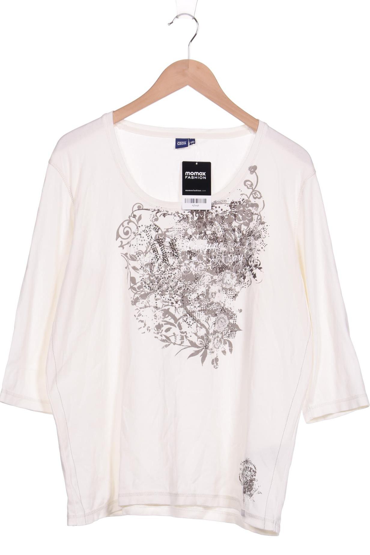 

CECIL Damen Langarmshirt, weiß