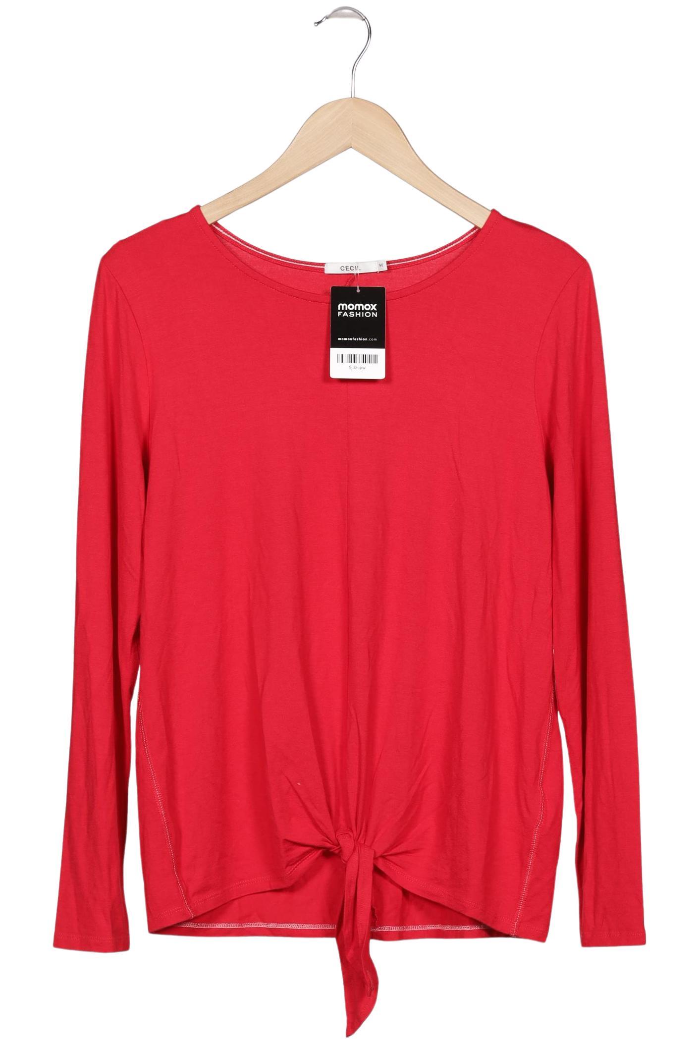

Cecil Damen Langarmshirt, rot, Gr. 38