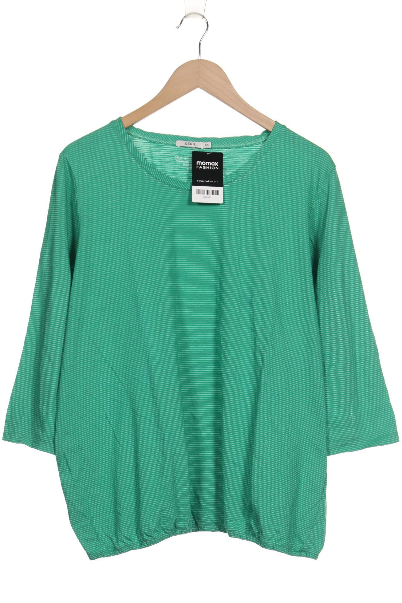 

Cecil Damen Langarmshirt, grün, Gr. 46