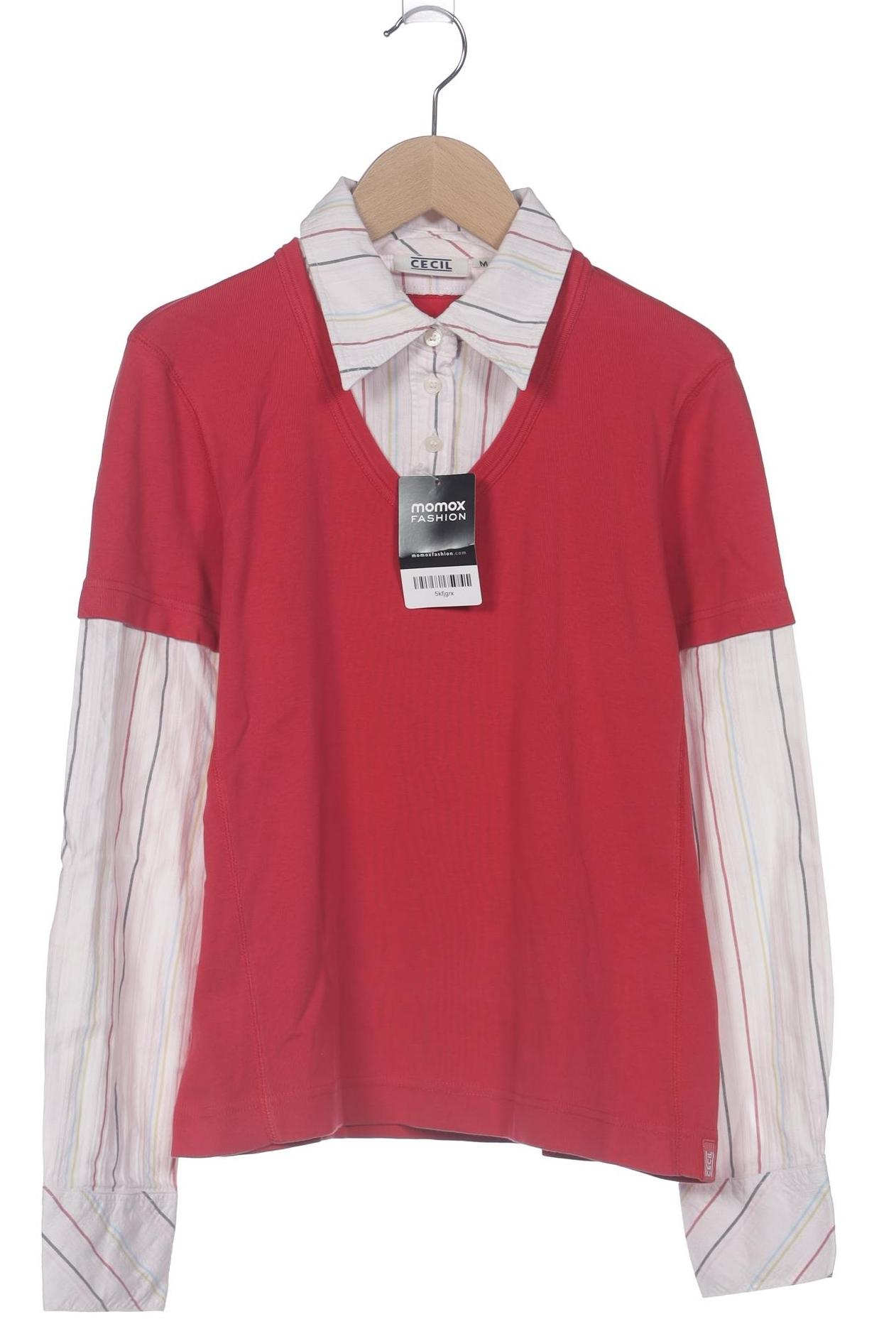 

Cecil Damen Langarmshirt, rot, Gr. 38