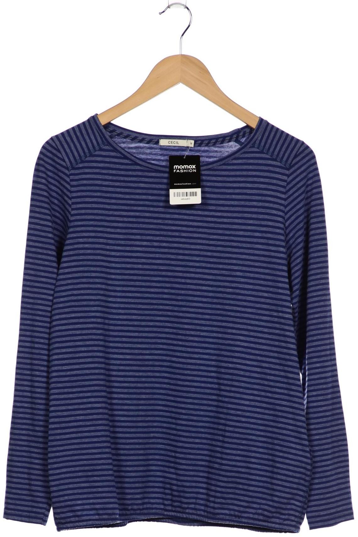 

Cecil Damen Langarmshirt, blau, Gr. 38