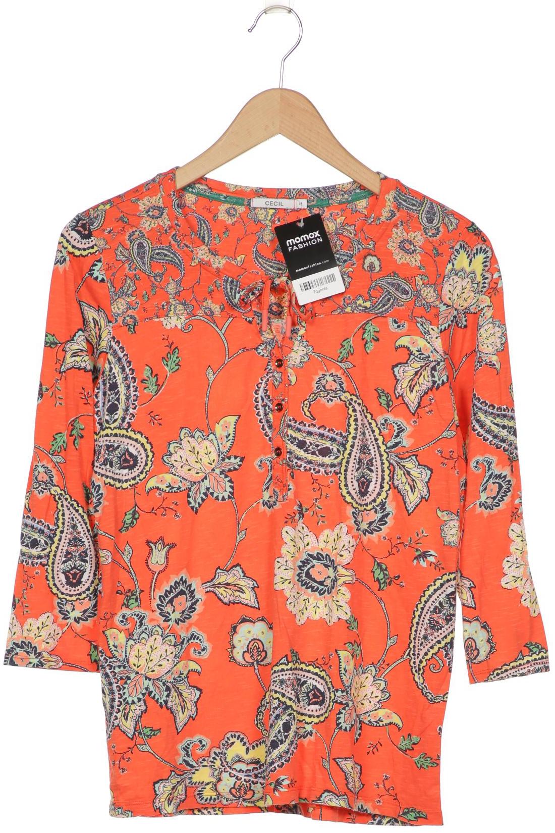 

Cecil Damen Langarmshirt, orange, Gr. 38