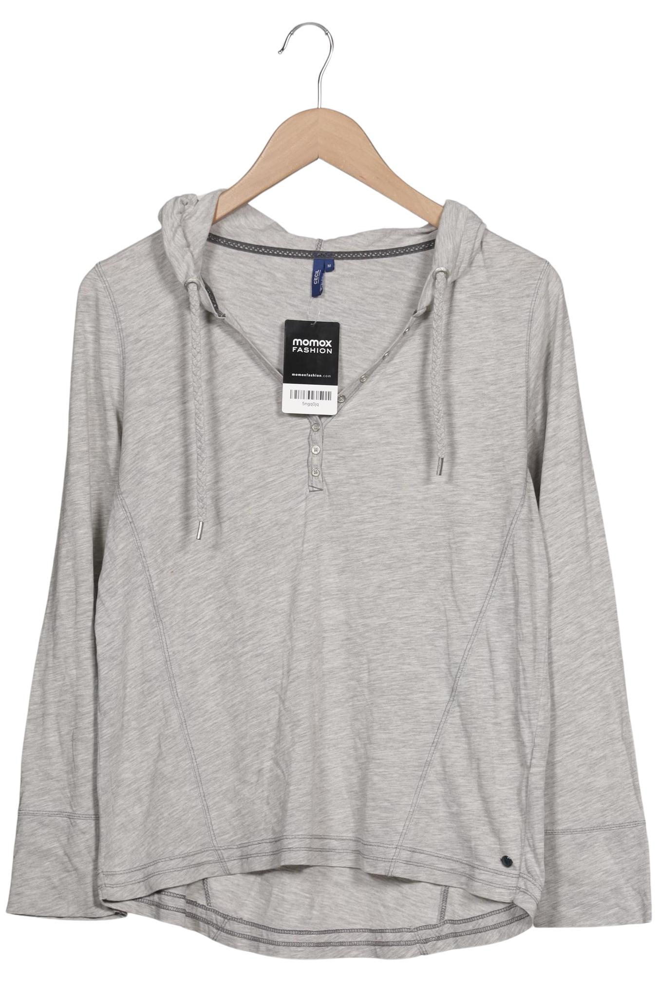 

Cecil Damen Langarmshirt, grau, Gr. 38