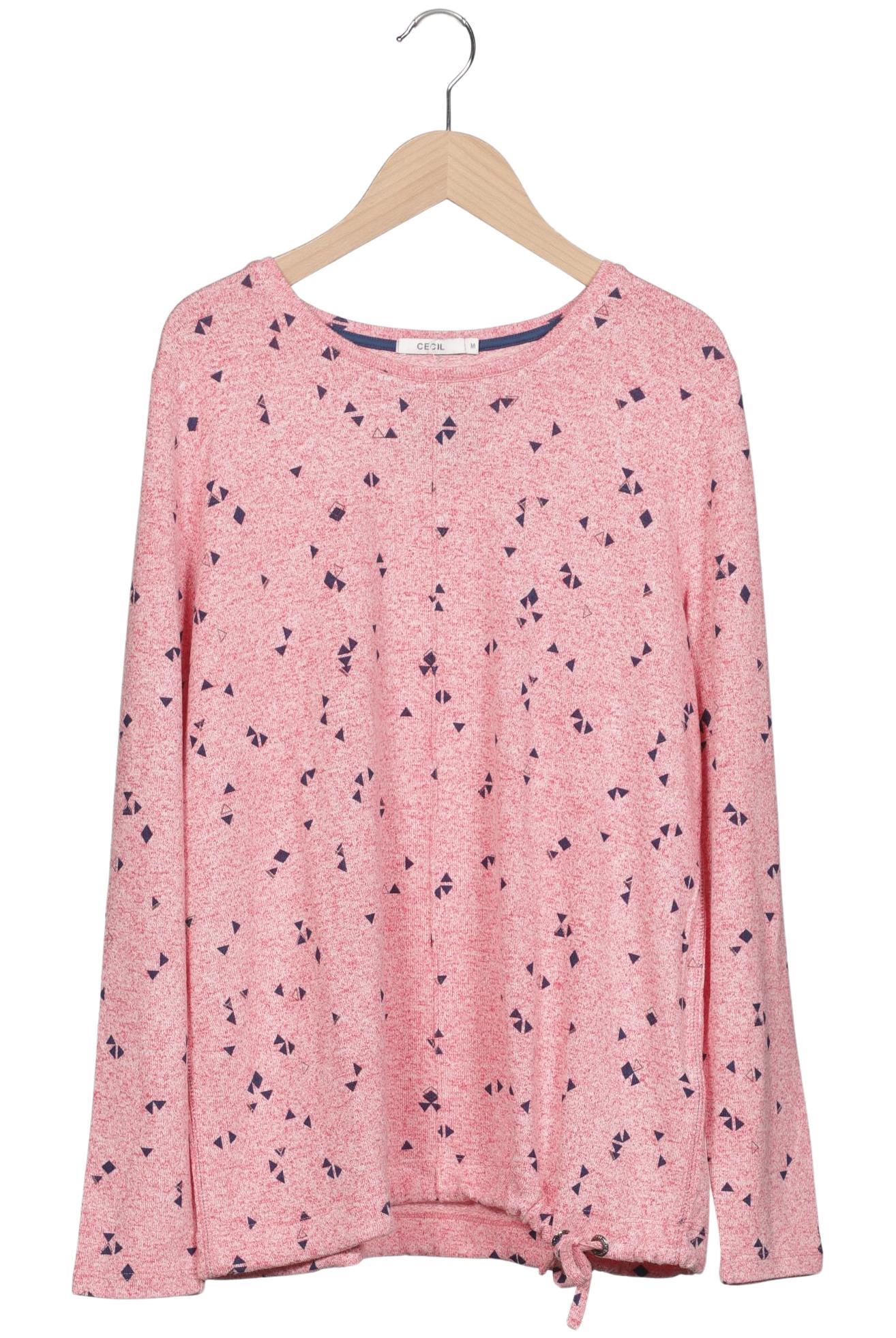 

Cecil Damen Langarmshirt, pink, Gr. 38