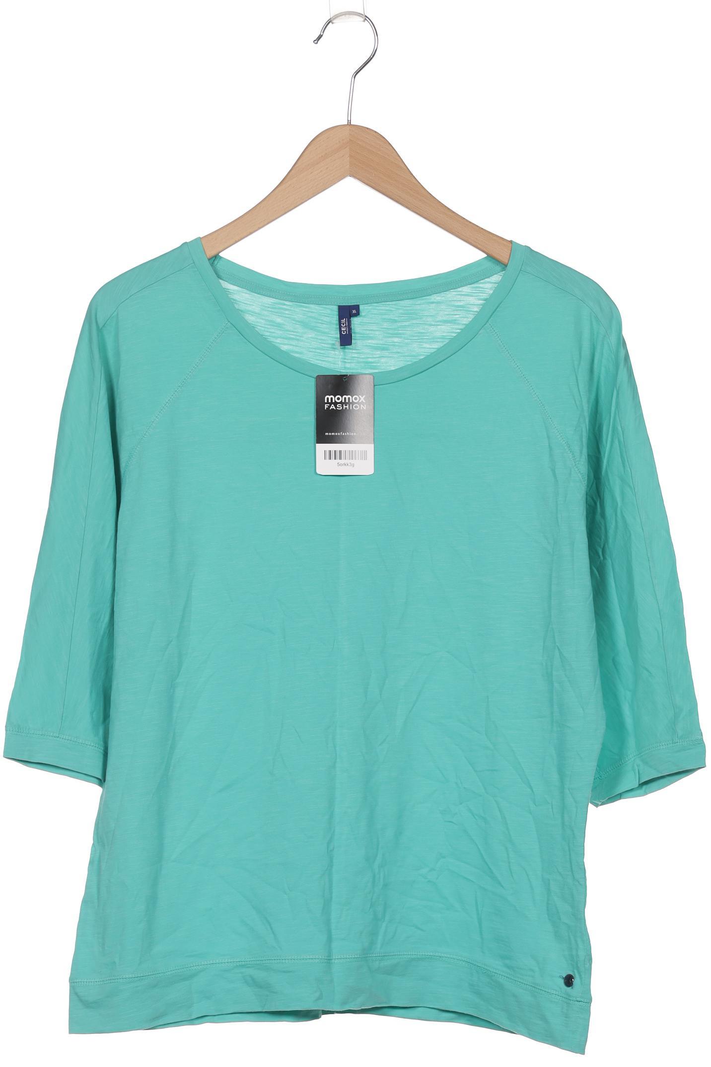 

Cecil Damen Langarmshirt, türkis, Gr. 44