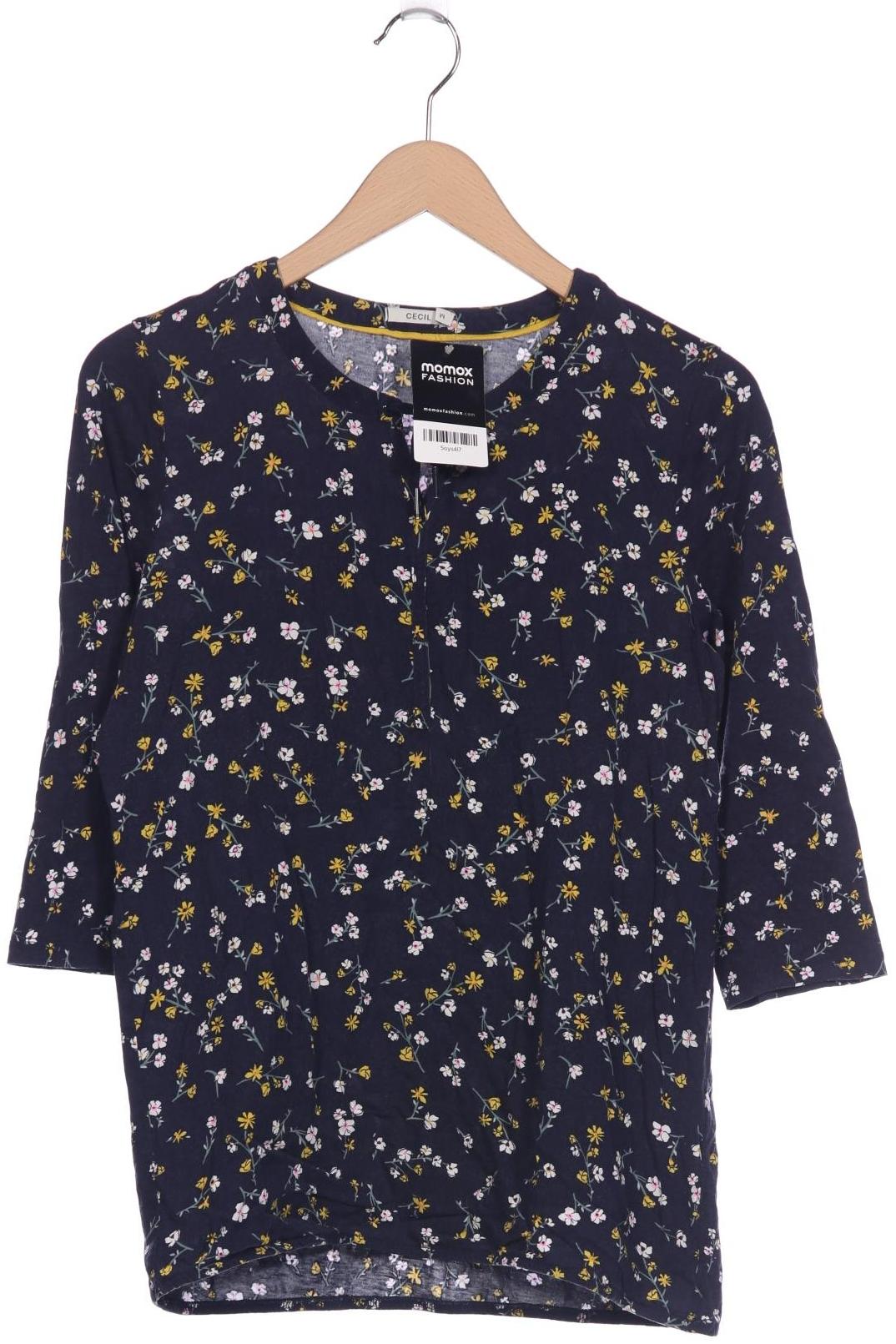 

Cecil Damen Langarmshirt, marineblau, Gr. 38