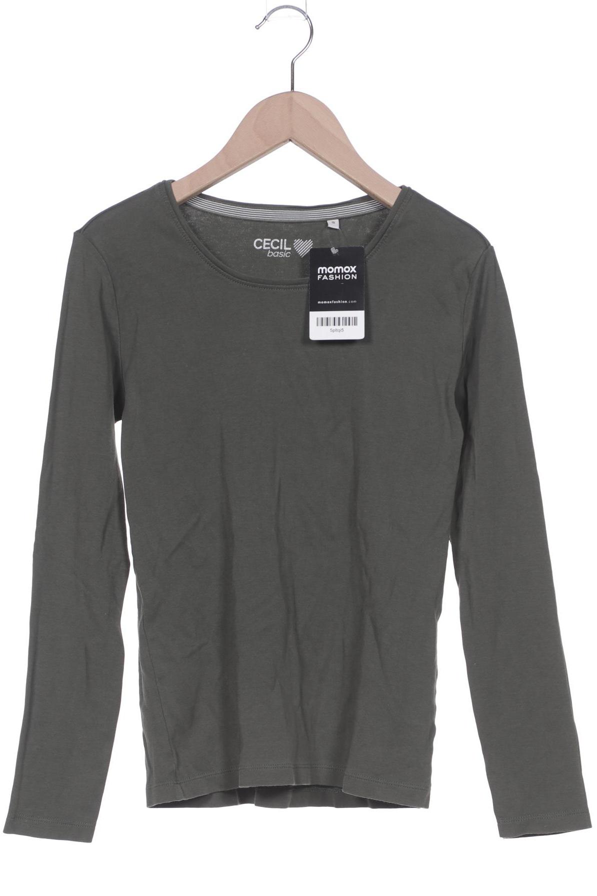 

Cecil Damen Langarmshirt, grün, Gr. 36