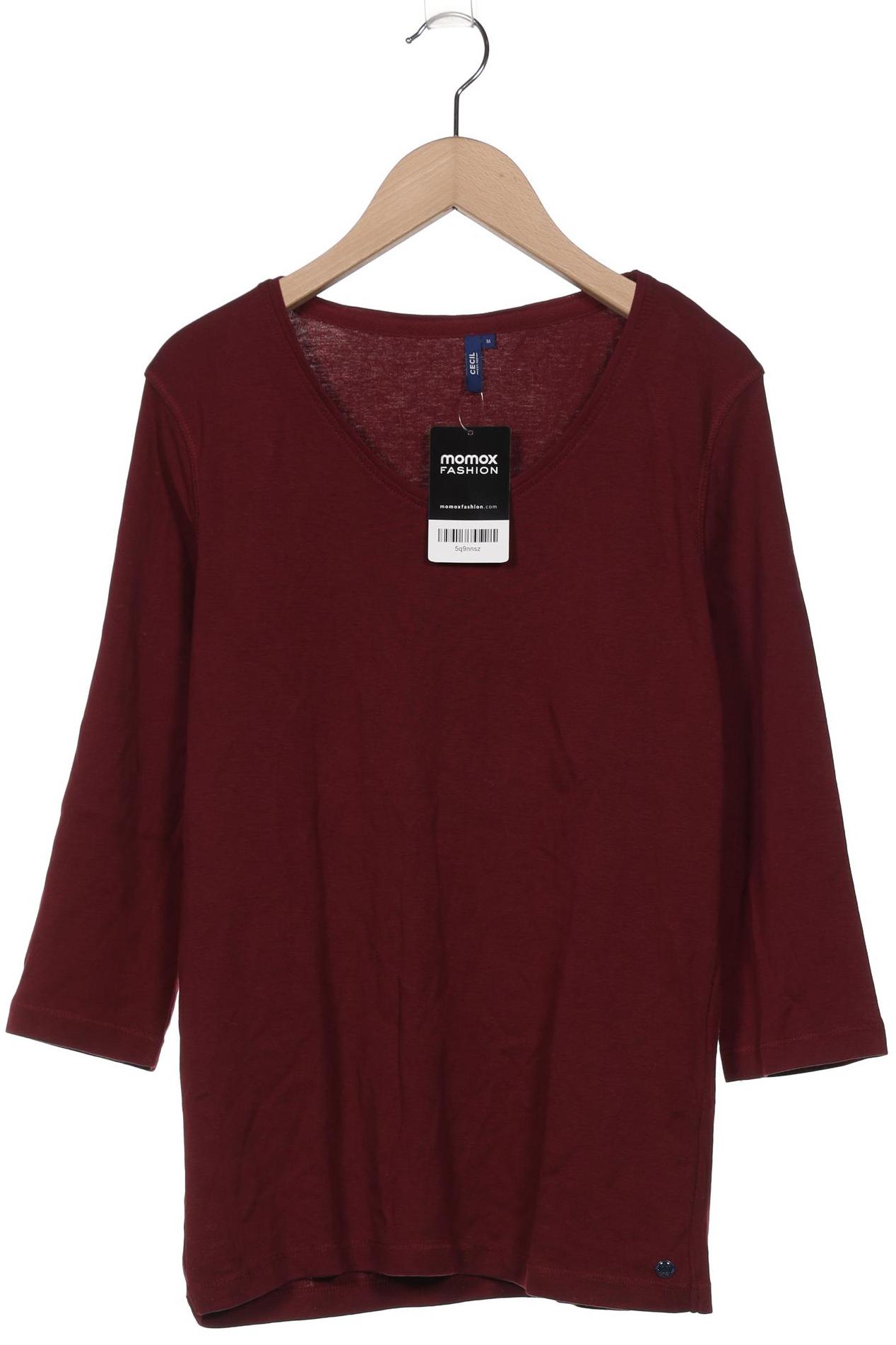 

Cecil Damen Langarmshirt, bordeaux, Gr. 38