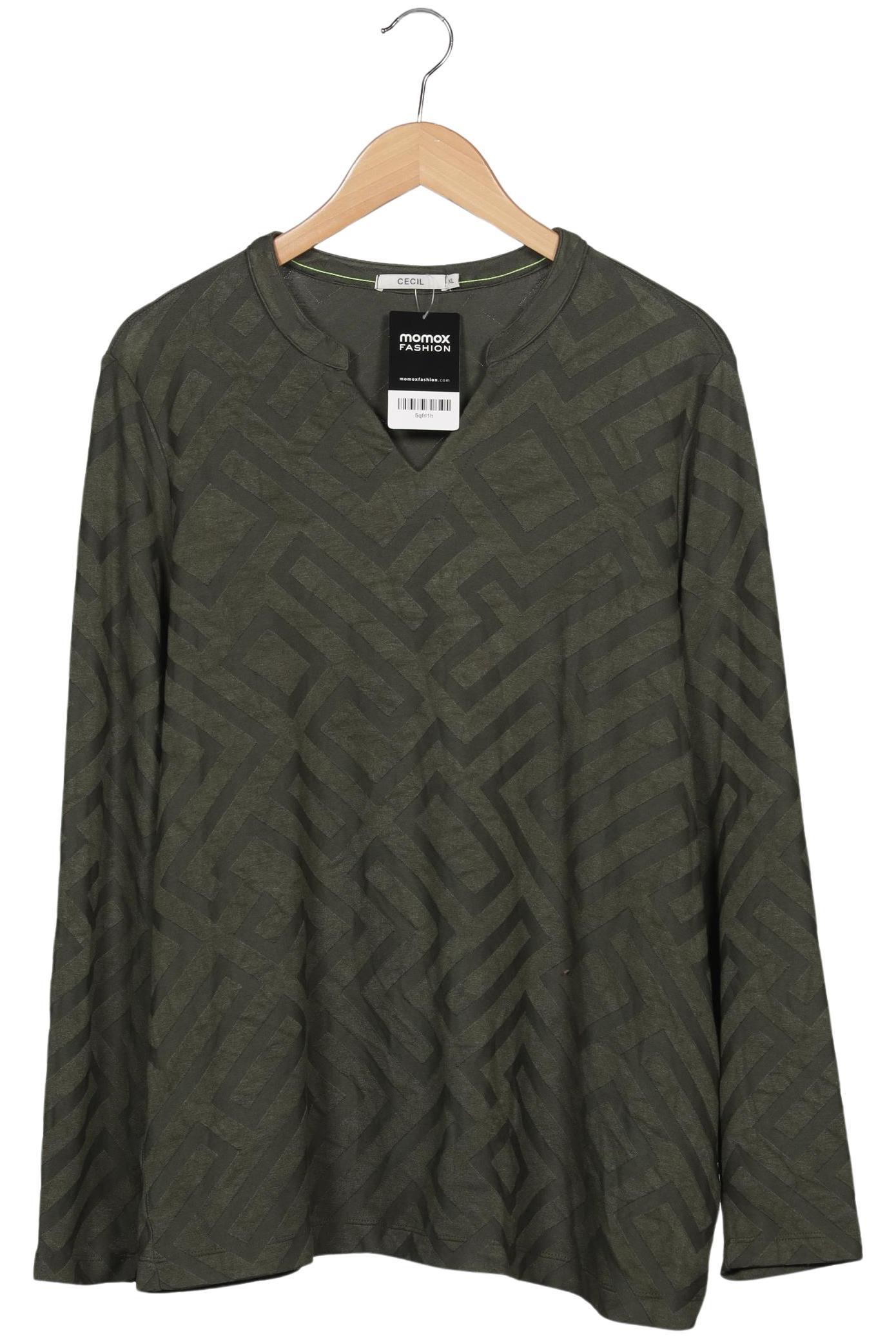 

Cecil Damen Langarmshirt, grün, Gr. 44
