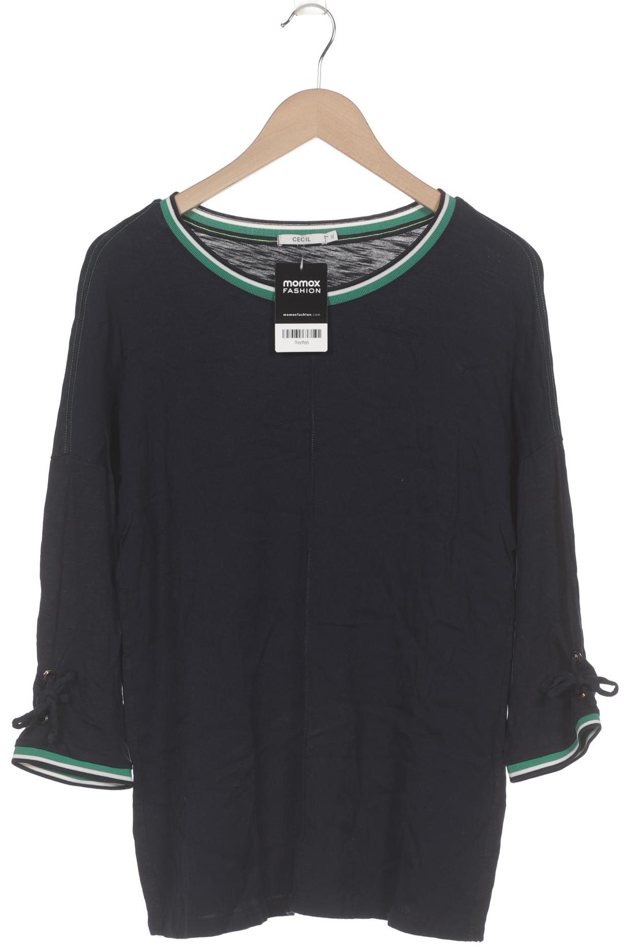 

Cecil Damen Langarmshirt, marineblau, Gr. 44
