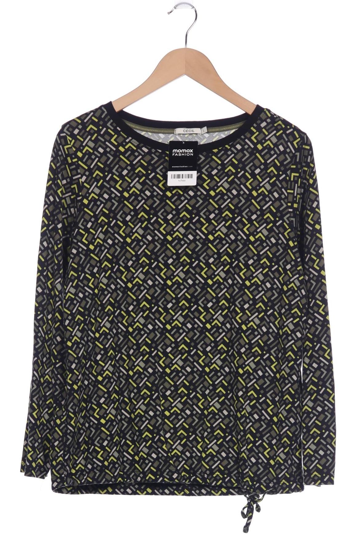 

Cecil Damen Langarmshirt, schwarz, Gr. 42