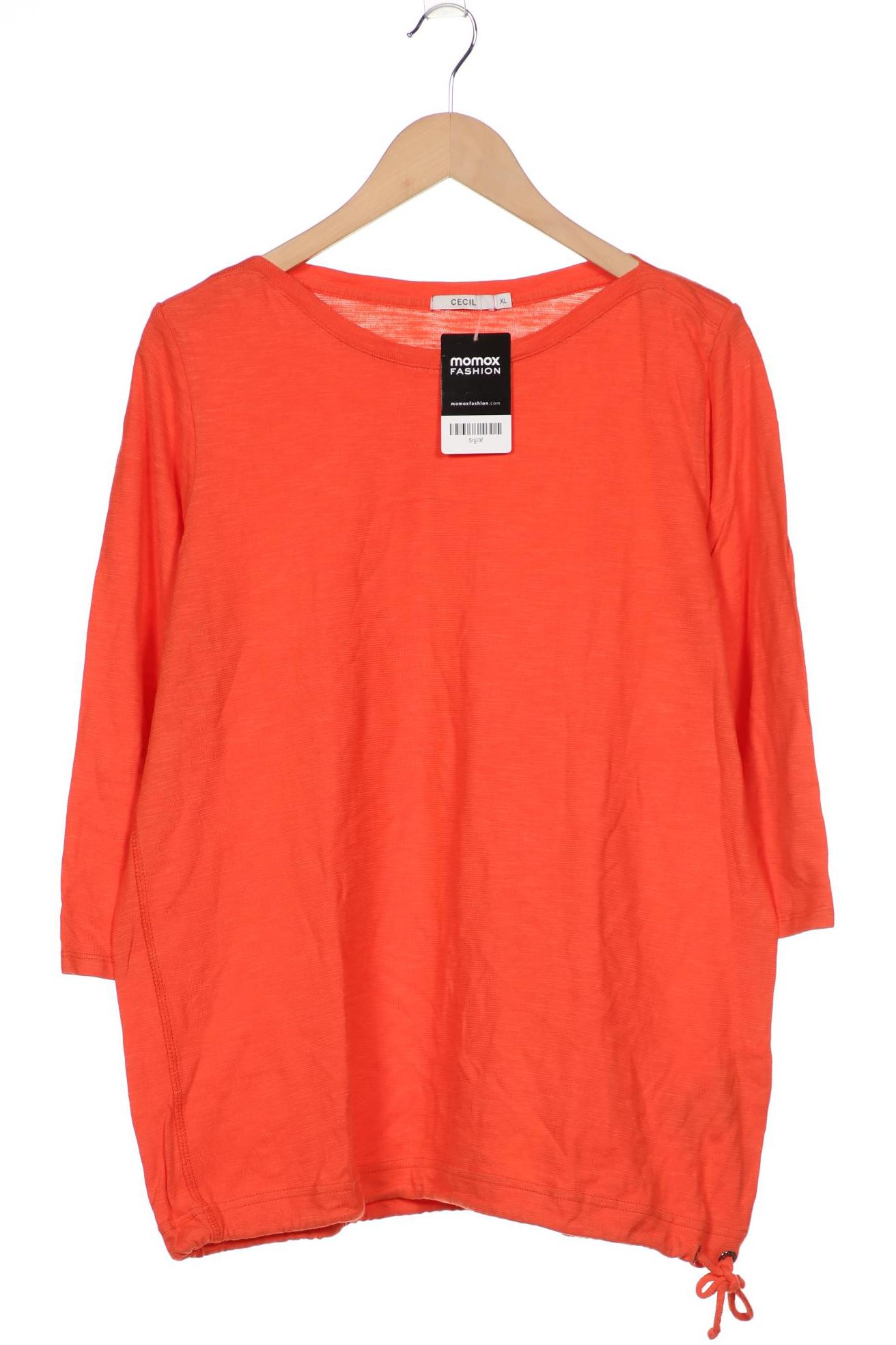 

CECIL Damen Langarmshirt, orange