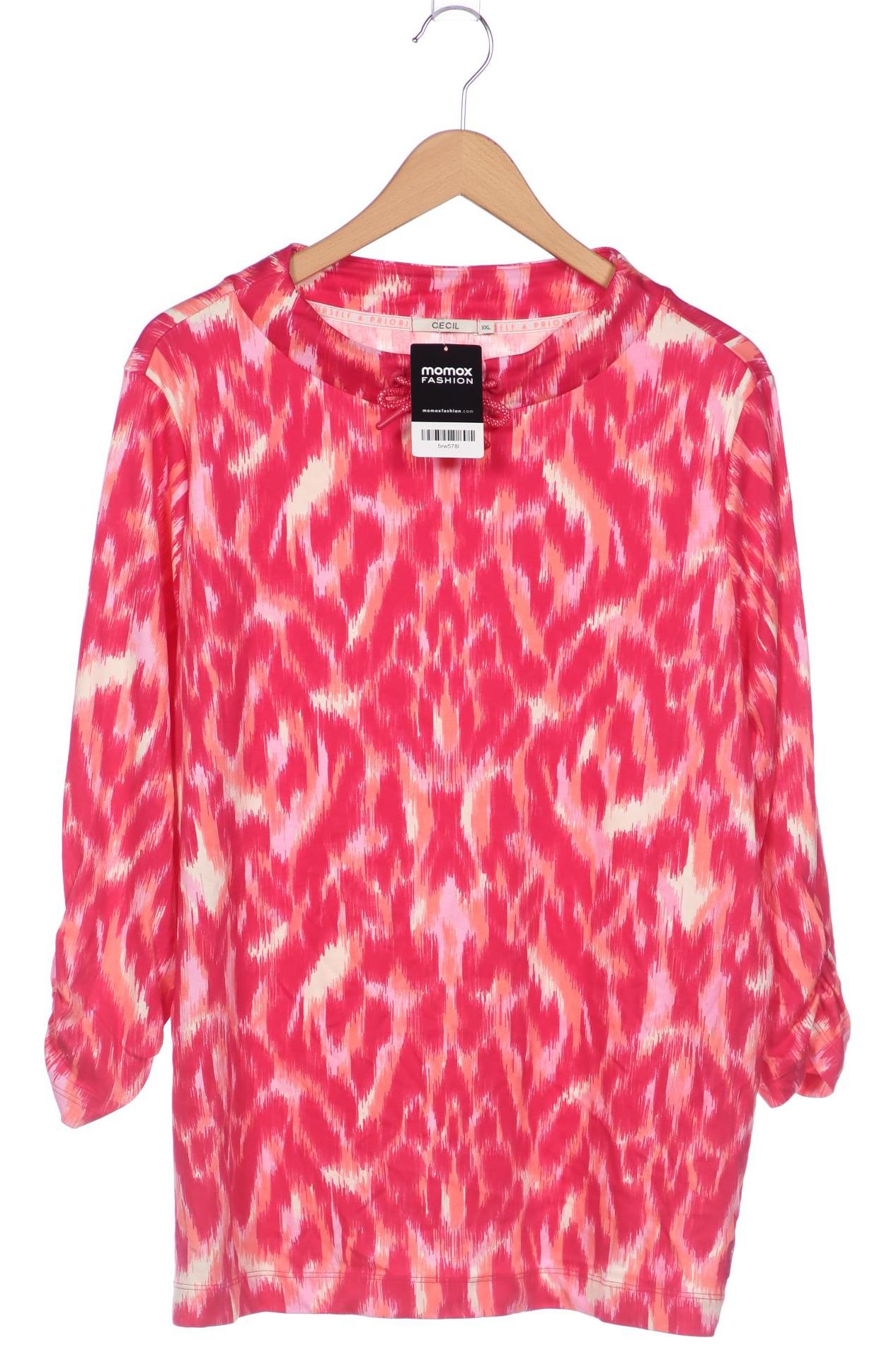 

Cecil Damen Langarmshirt, pink, Gr. 46