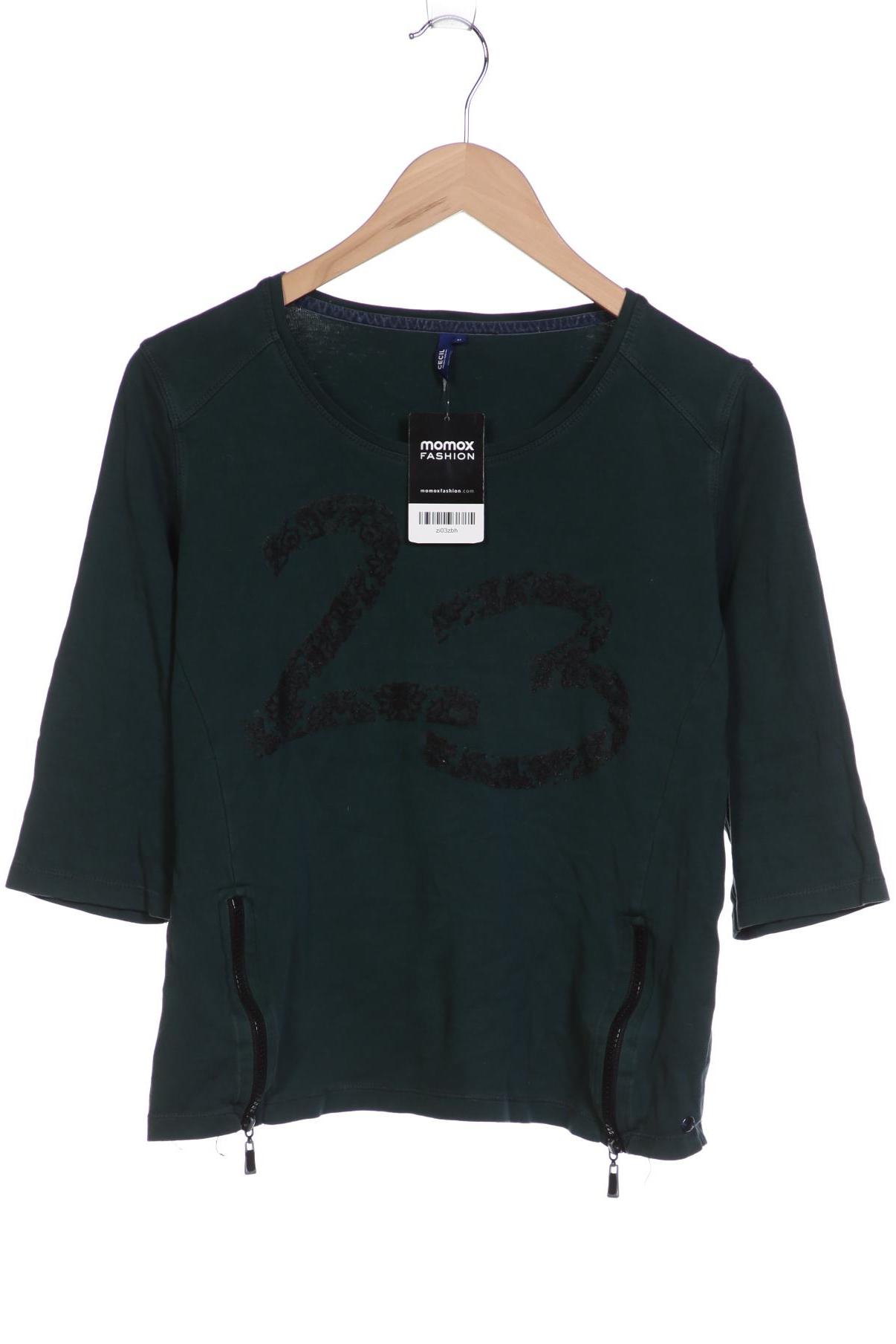 

Cecil Damen Langarmshirt, grün, Gr. 38