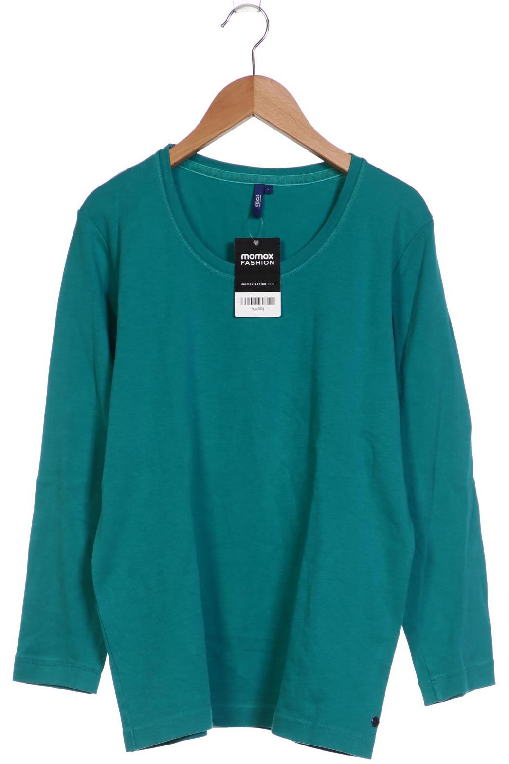 

Cecil Damen Langarmshirt, grün, Gr. 42