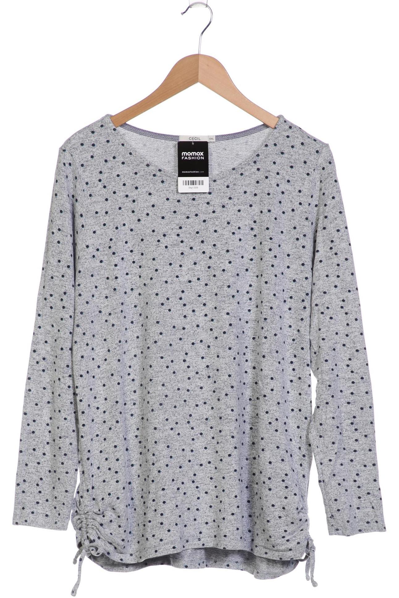

Cecil Damen Langarmshirt, blau, Gr. 46