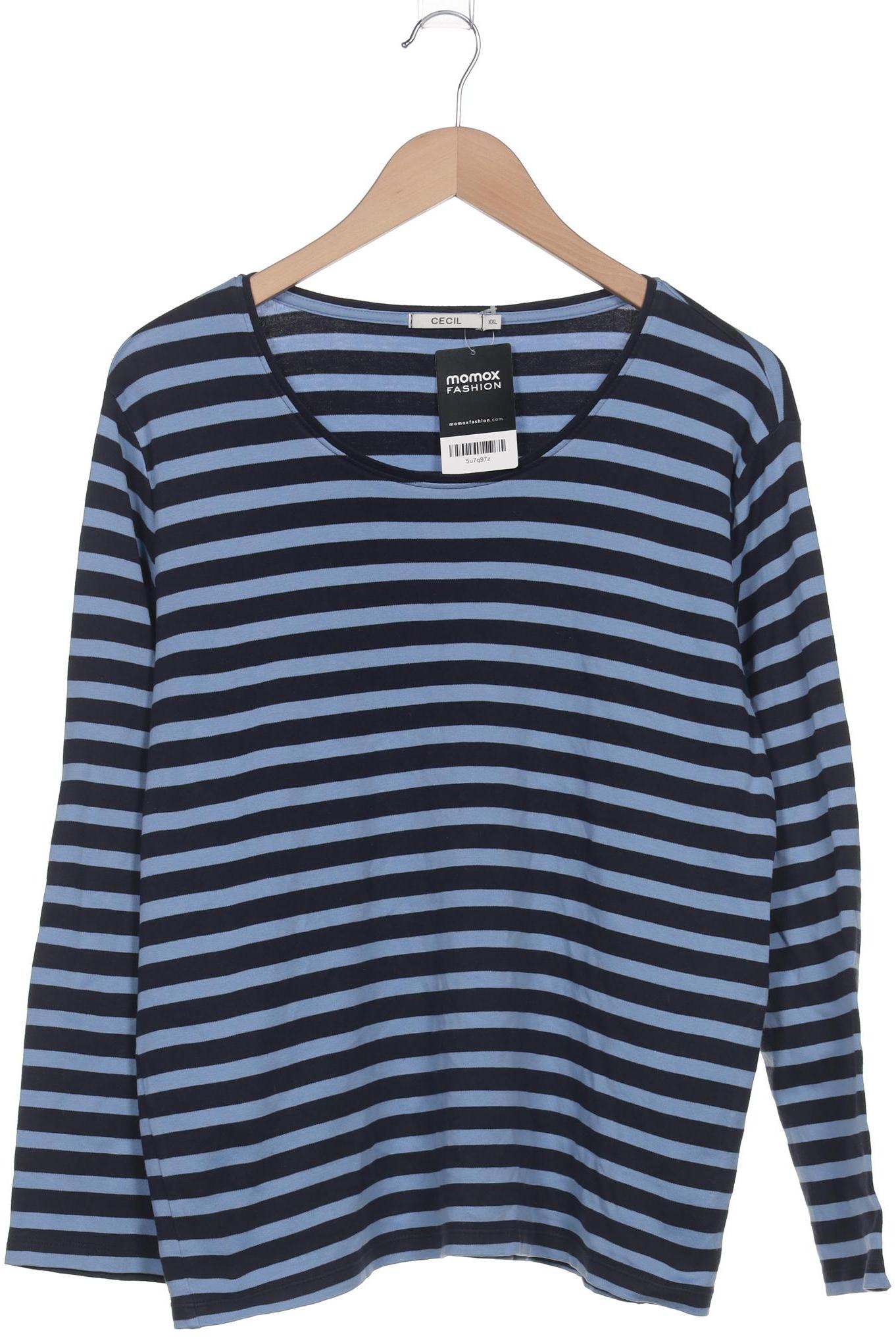 

Cecil Damen Langarmshirt, marineblau, Gr. 46