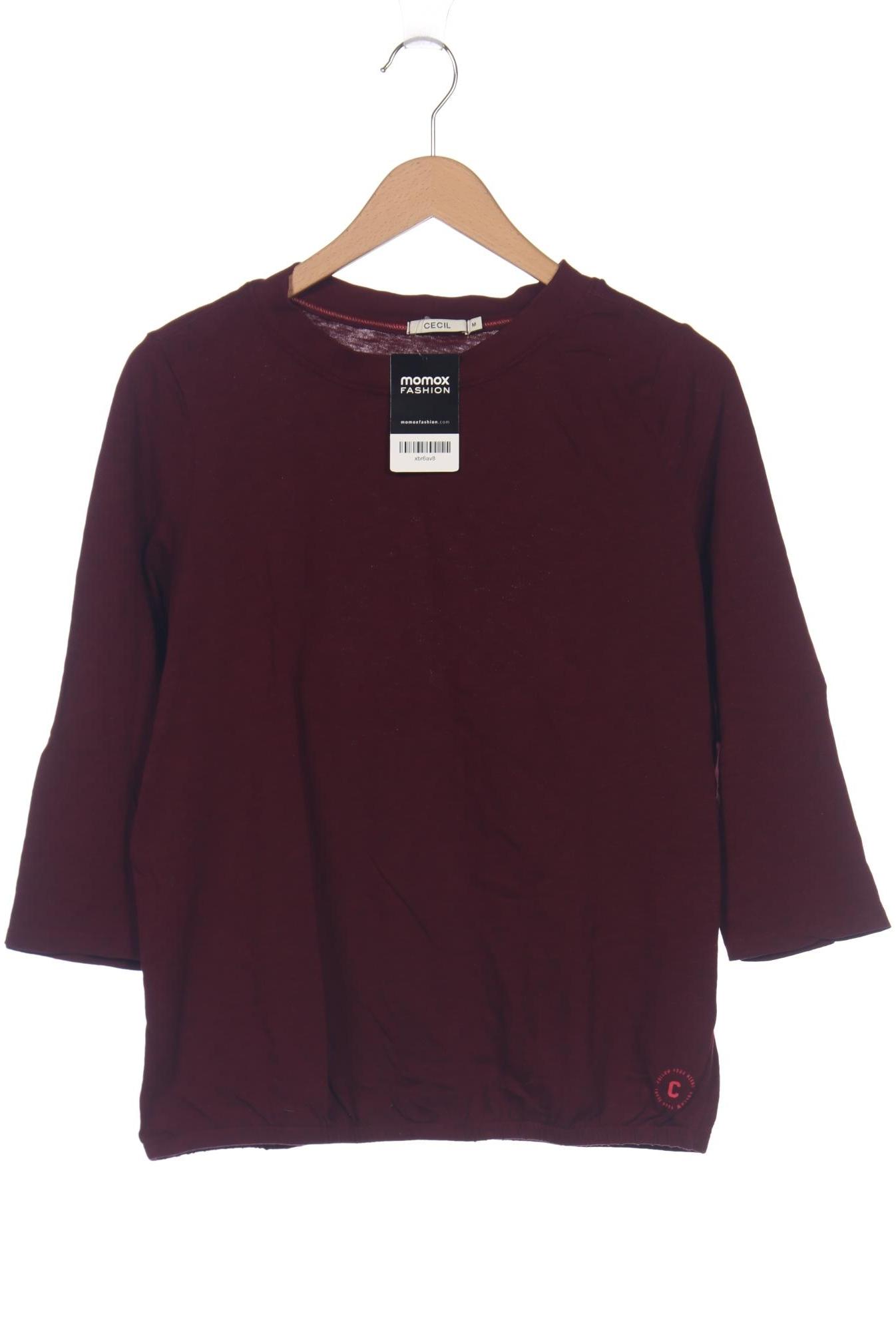 

Cecil Damen Langarmshirt, bordeaux, Gr. 38