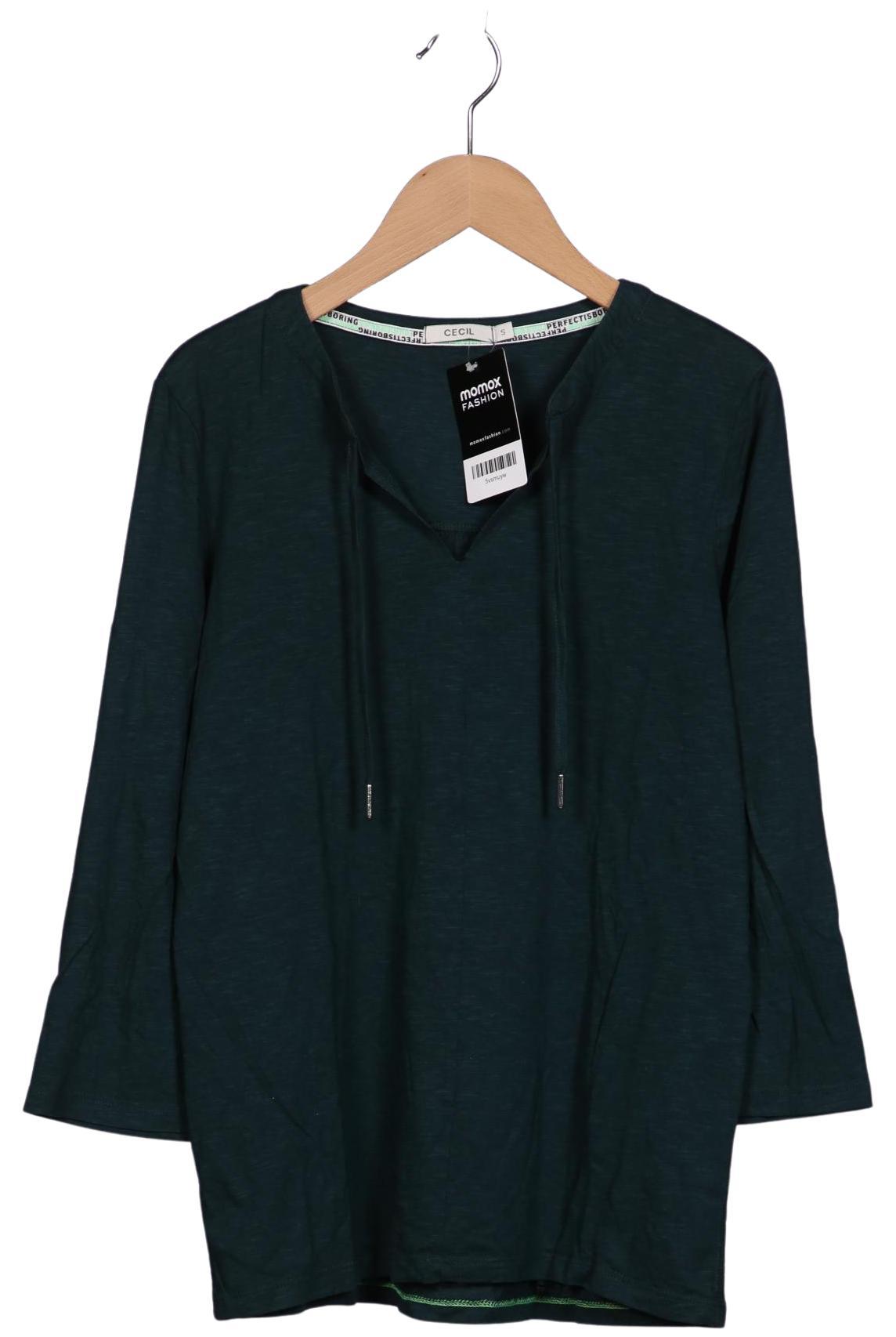 

Cecil Damen Langarmshirt, grün, Gr. 36