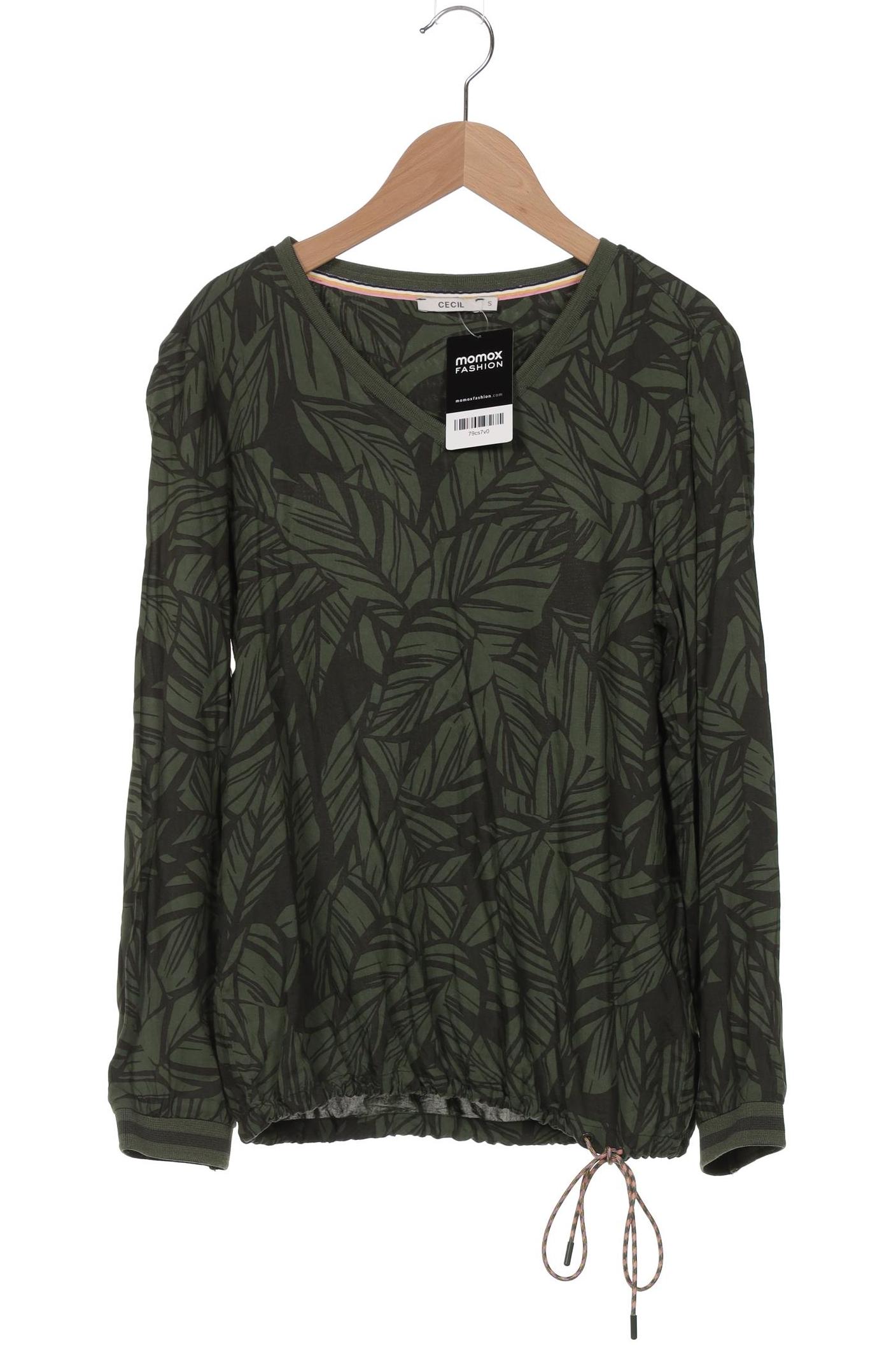 

Cecil Damen Langarmshirt, grün, Gr. 36
