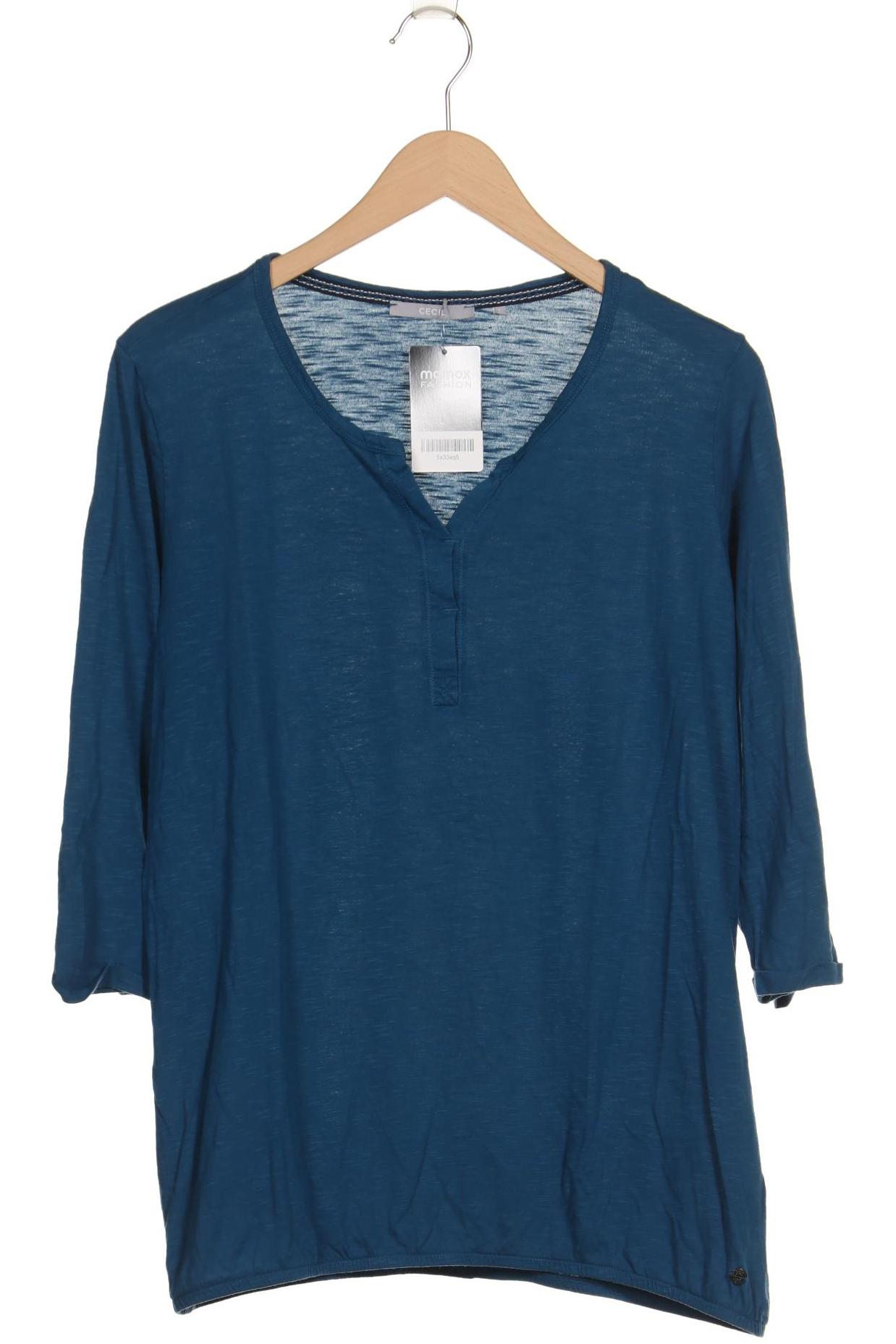 

Cecil Damen Langarmshirt, blau, Gr. 42