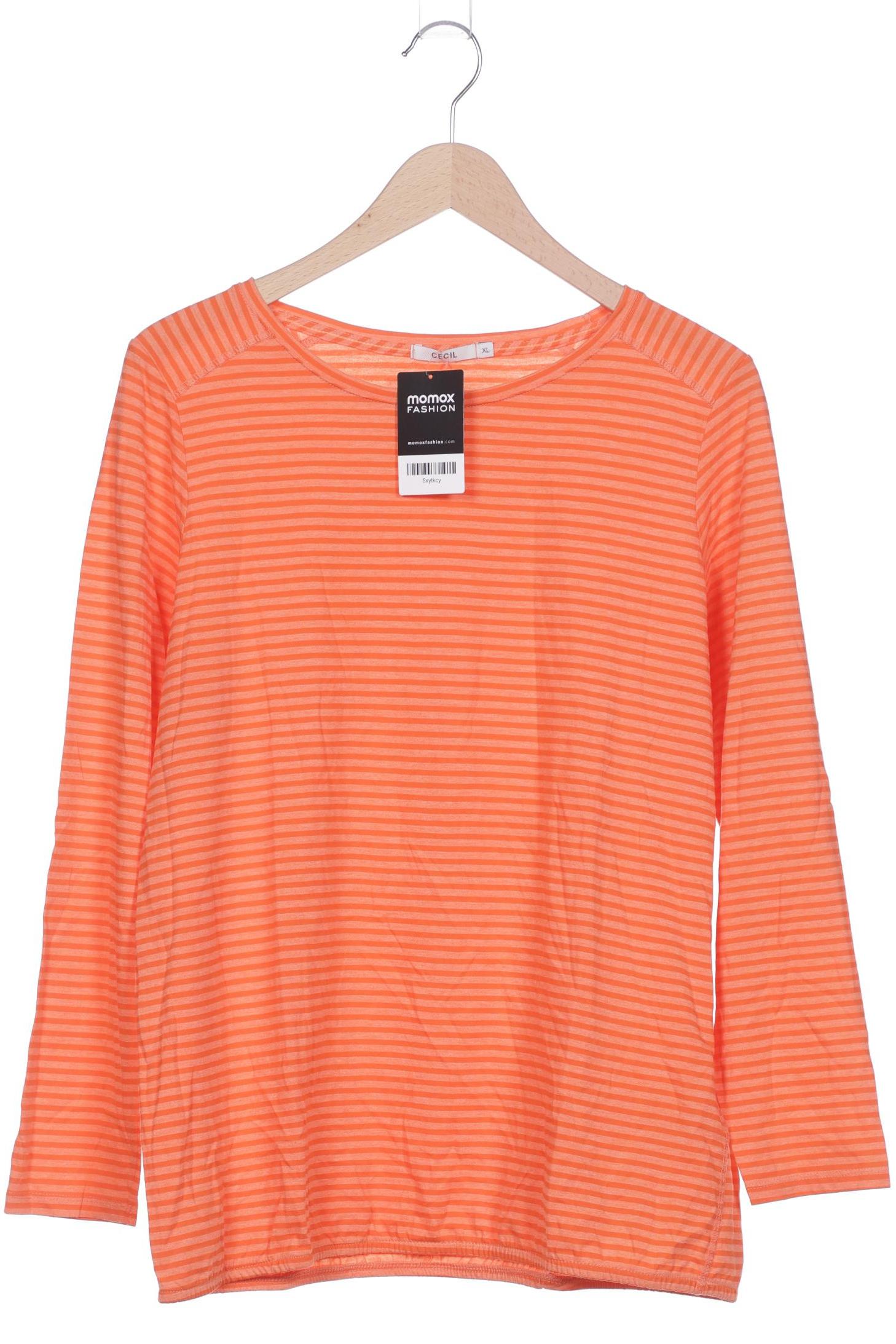 

Cecil Damen Langarmshirt, orange, Gr. 44