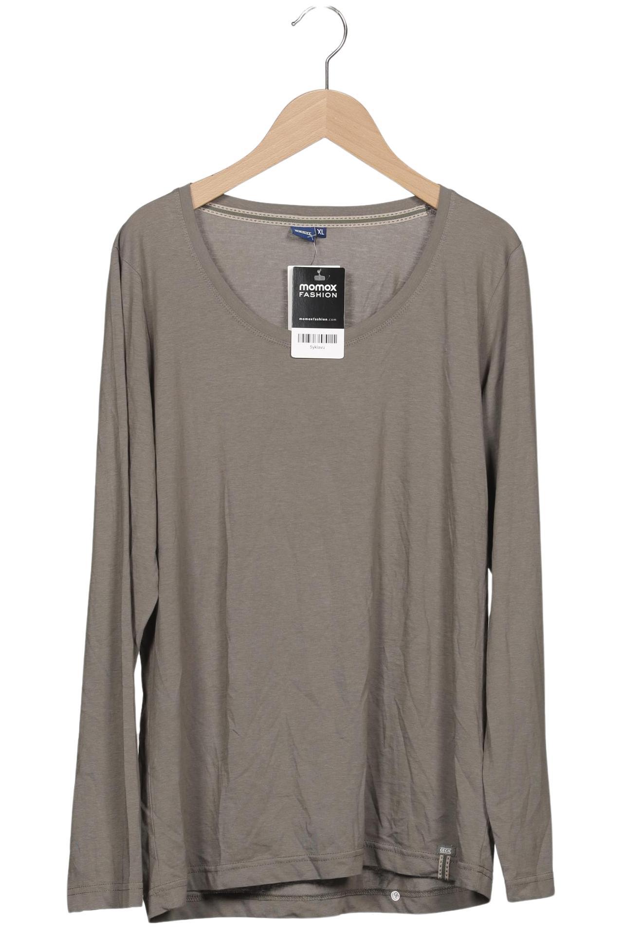 

Cecil Damen Langarmshirt, grau, Gr. 44