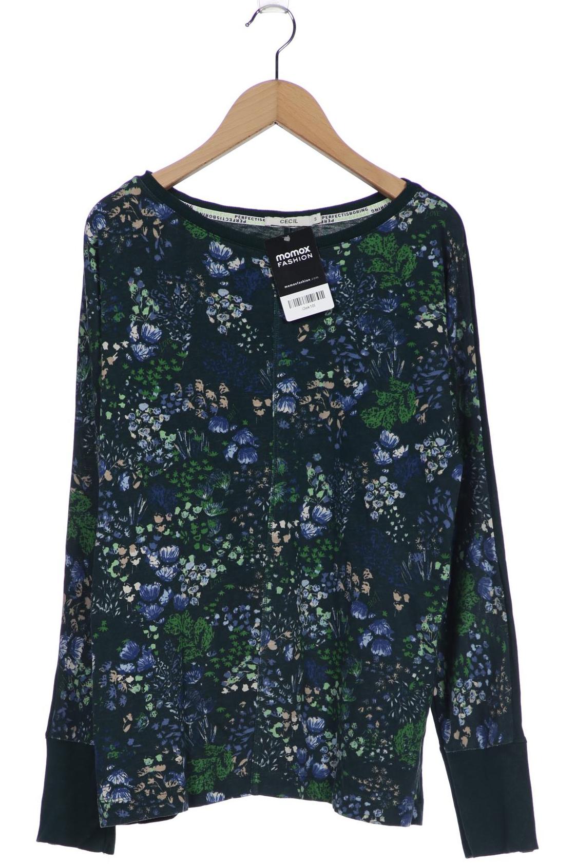 

Cecil Damen Langarmshirt, grün, Gr. 36