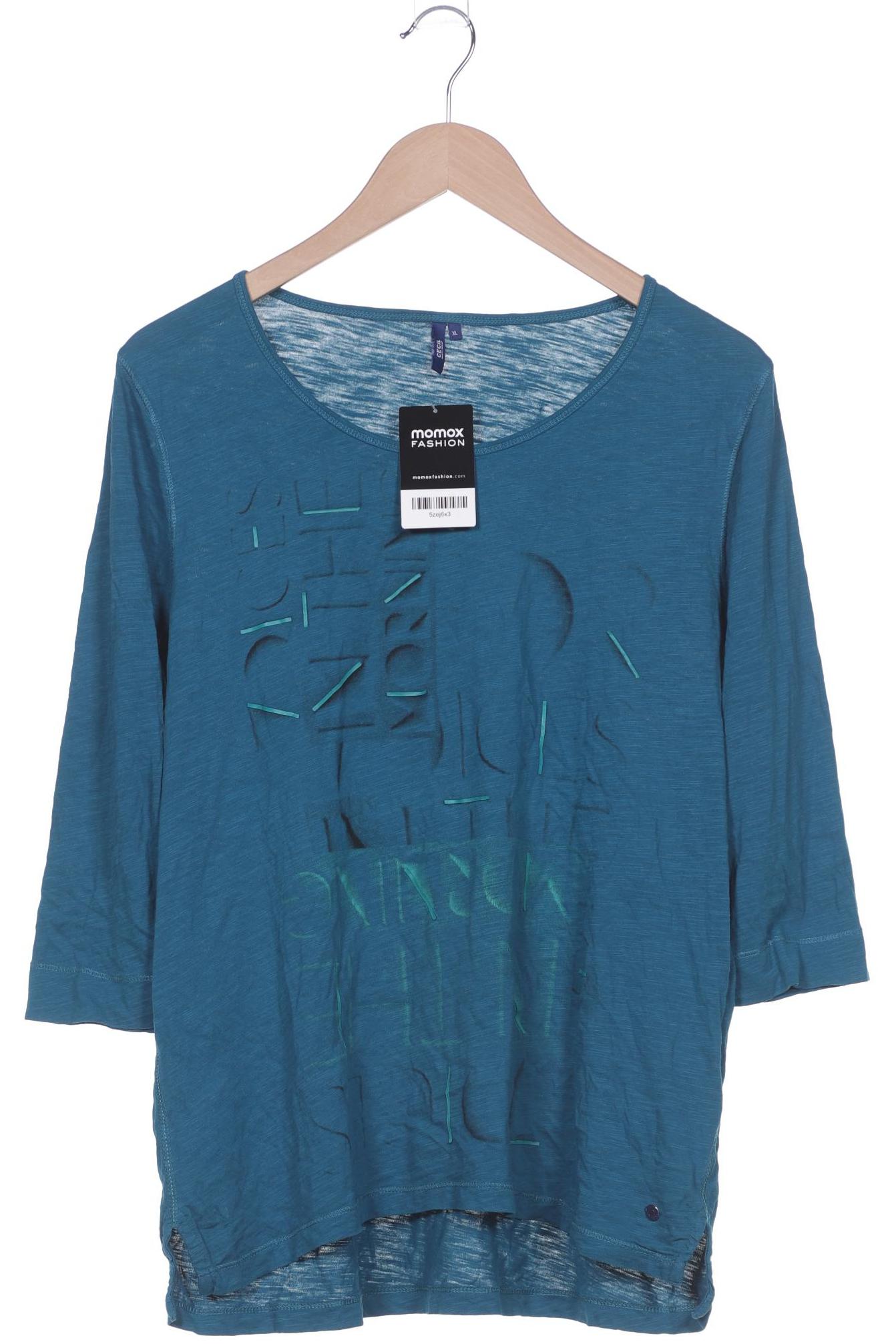 

CECIL Damen Langarmshirt, blau