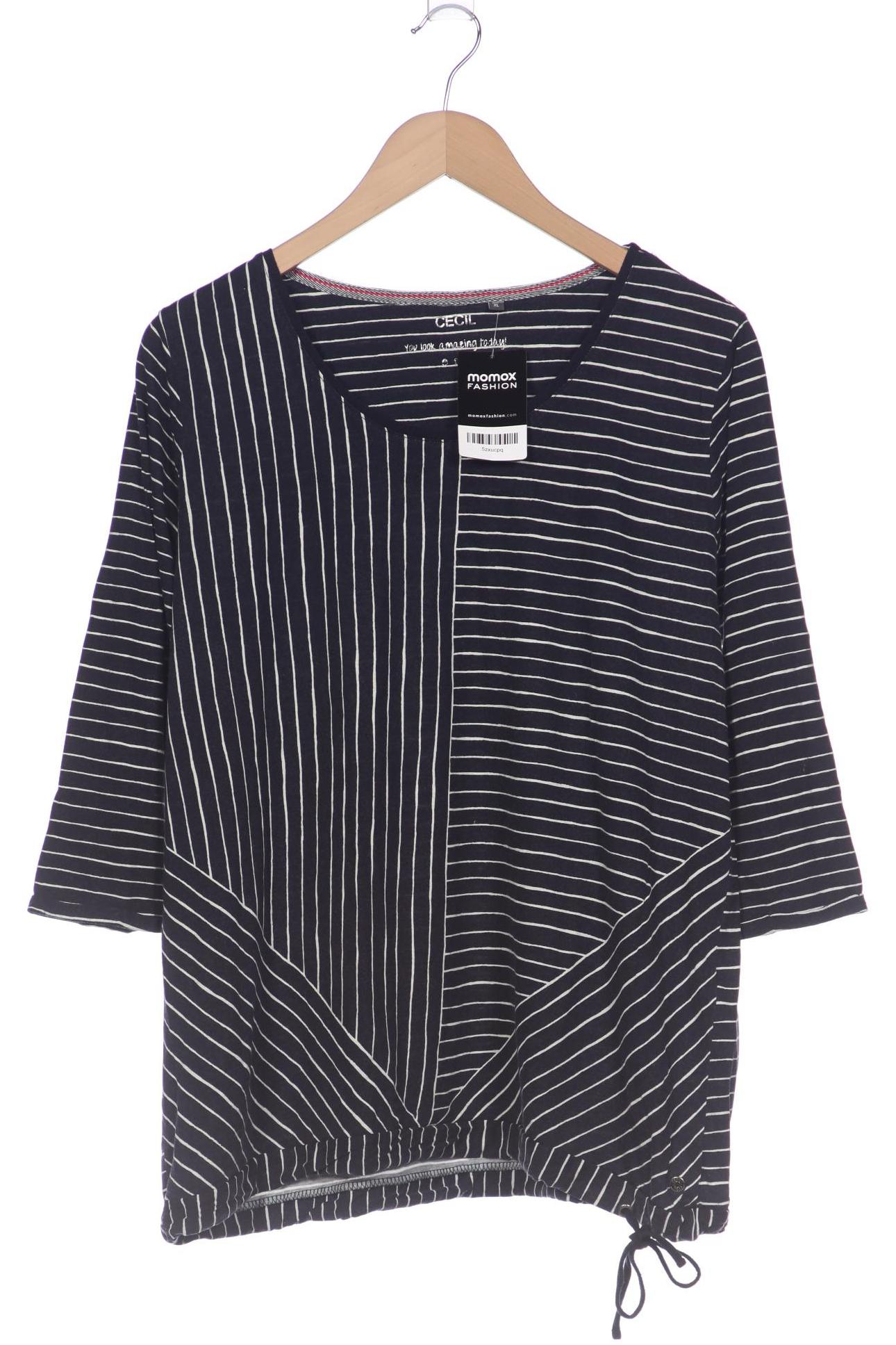 

Cecil Damen Langarmshirt, marineblau, Gr. 44