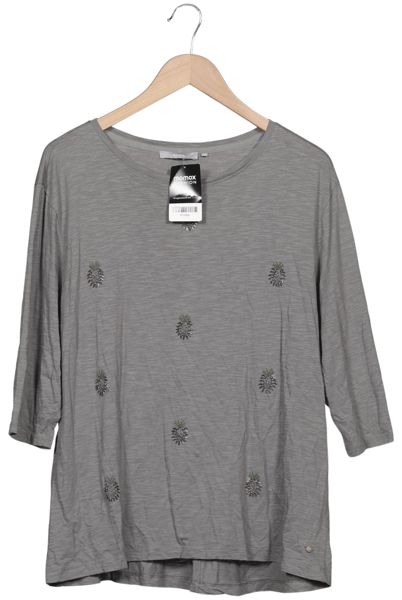 

Cecil Damen Langarmshirt, grau, Gr. 44