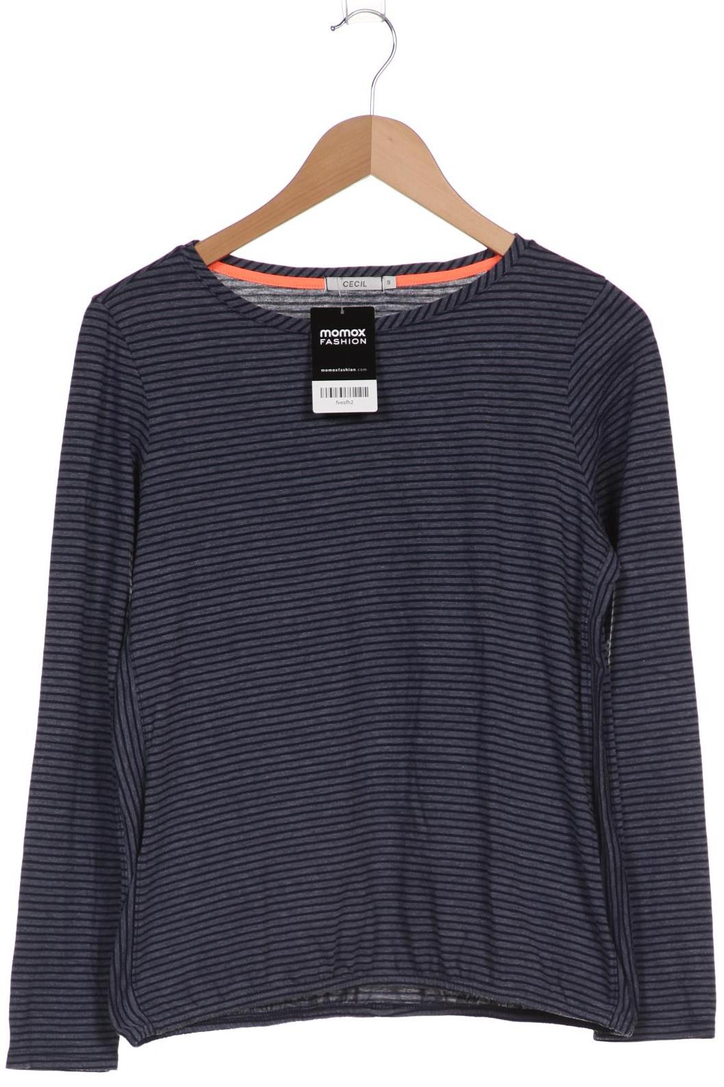 

Cecil Damen Langarmshirt, marineblau, Gr. 36
