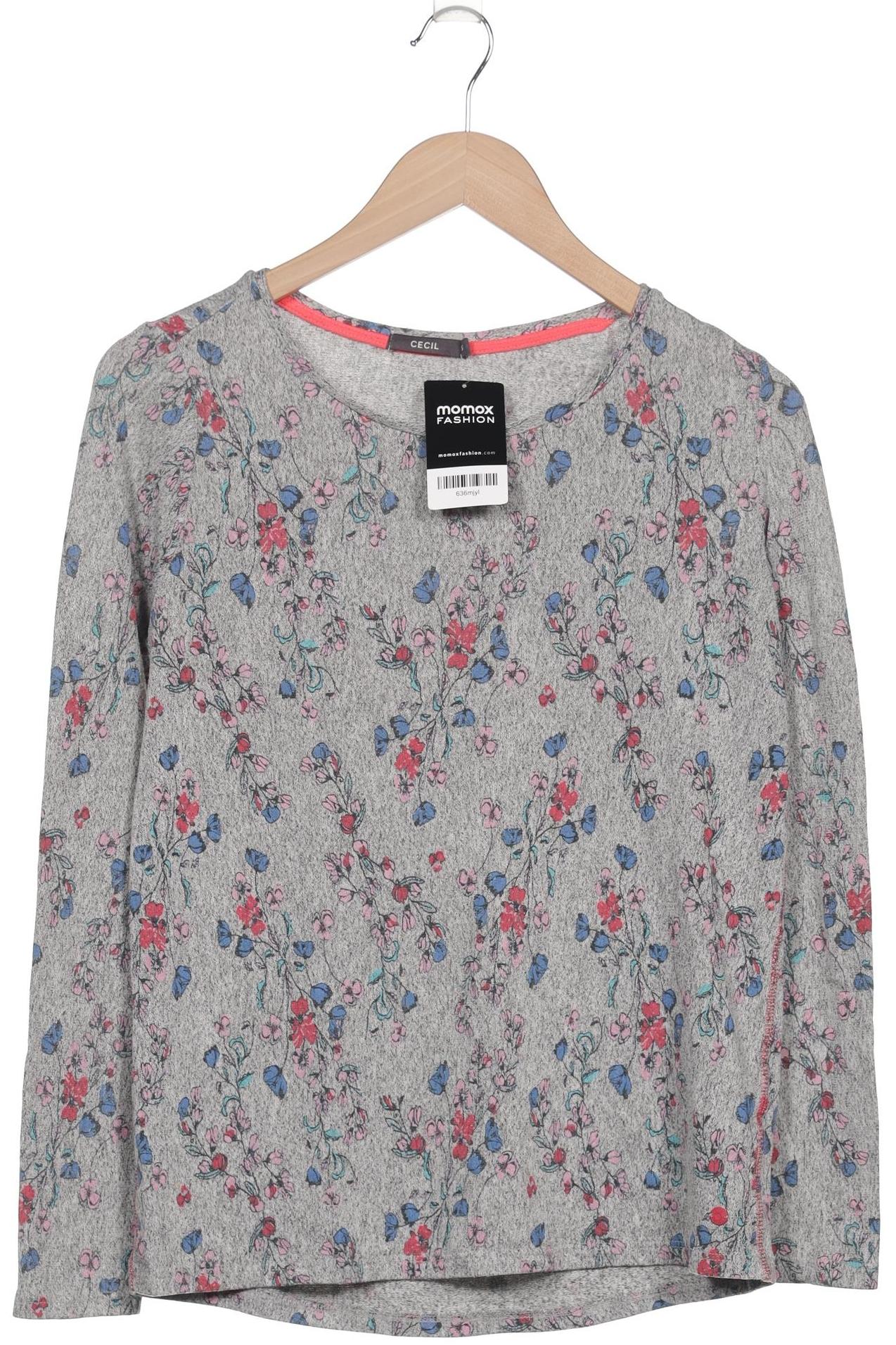 

Cecil Damen Langarmshirt, grau, Gr. 36