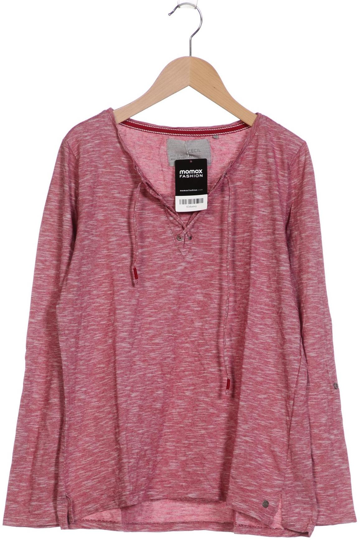 

Cecil Damen Langarmshirt, pink, Gr. 38