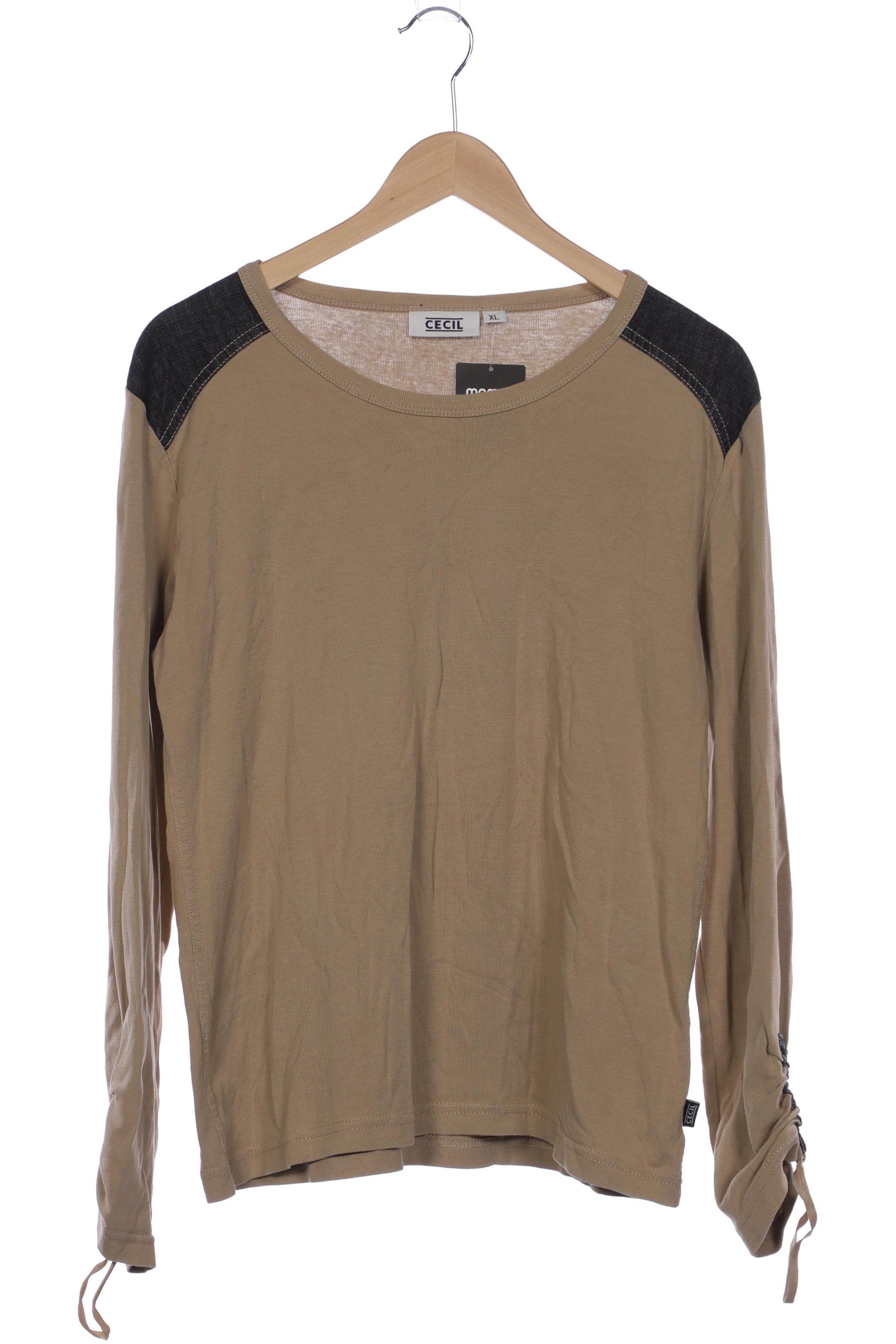 

Cecil Damen Langarmshirt, beige, Gr. 44
