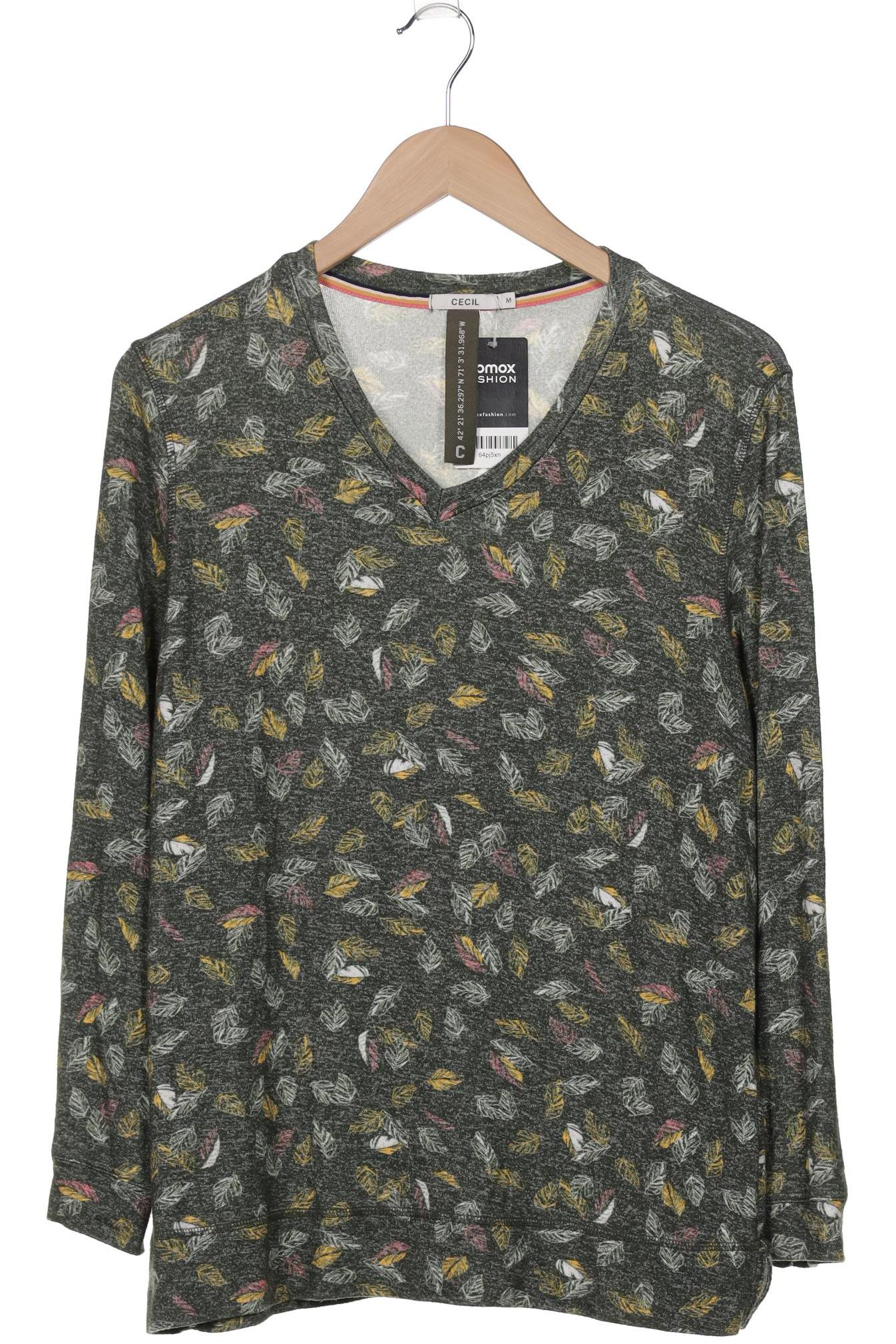 

Cecil Damen Langarmshirt, grün, Gr. 38