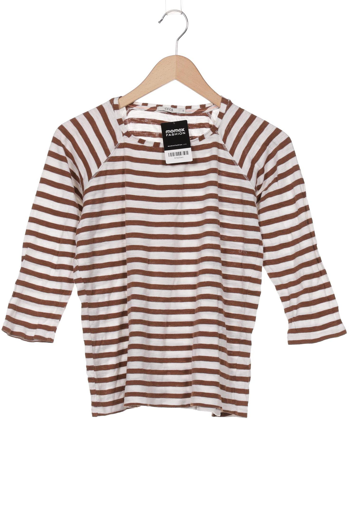 

Cecil Damen Langarmshirt, braun, Gr. 36