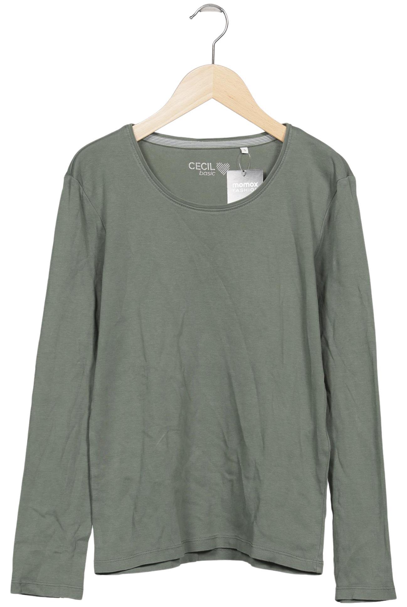 

Cecil Damen Langarmshirt, grün, Gr. 36