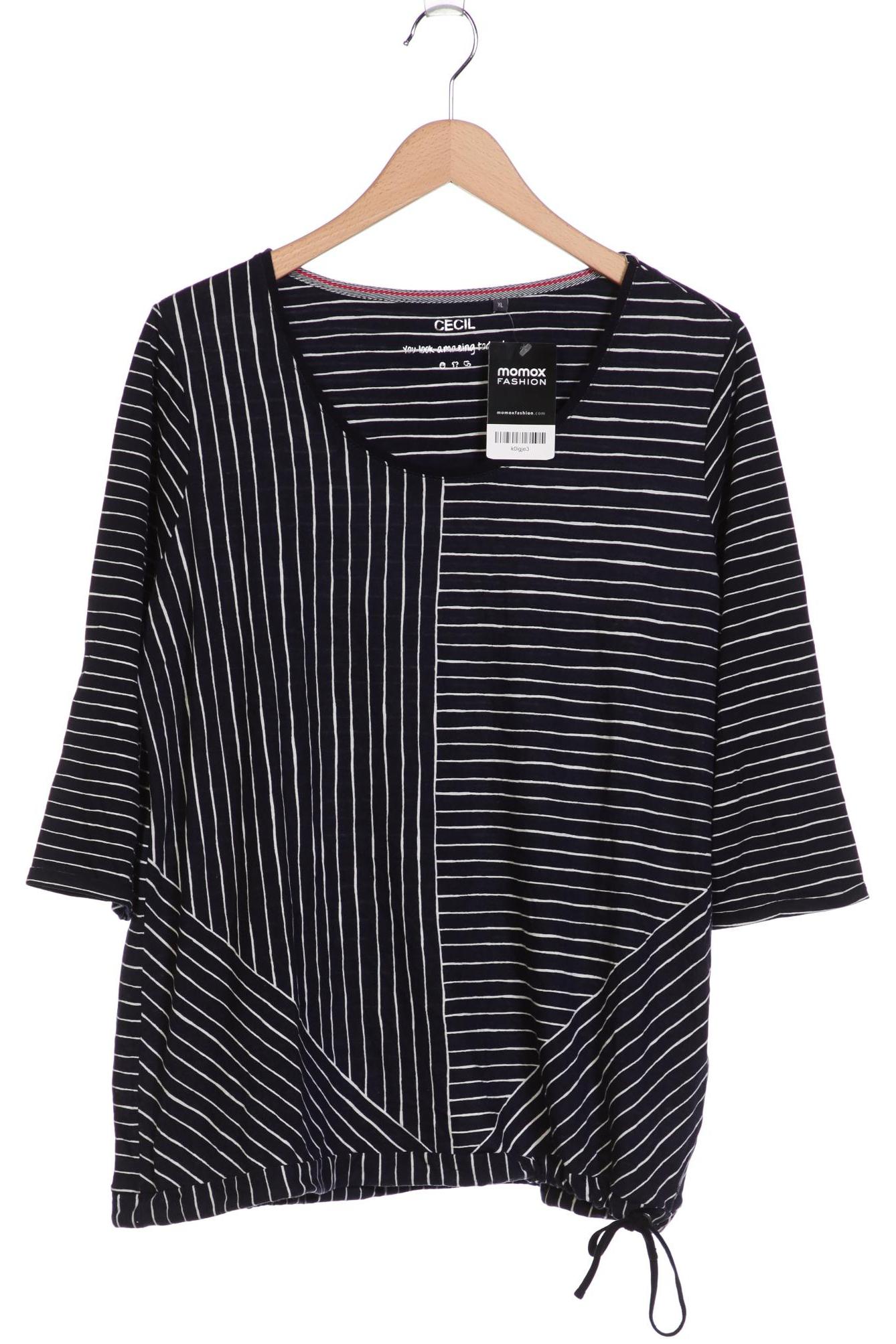 

Cecil Damen Langarmshirt, marineblau, Gr. 44