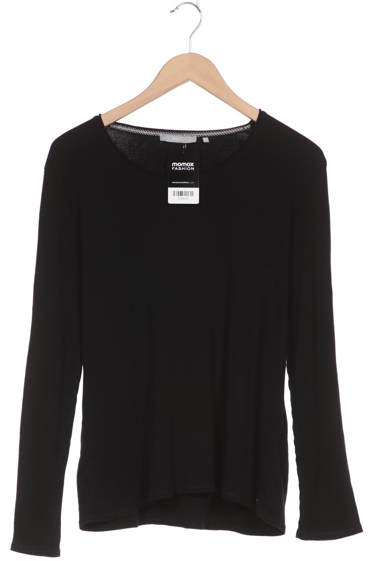 

CECIL Damen Langarmshirt, schwarz