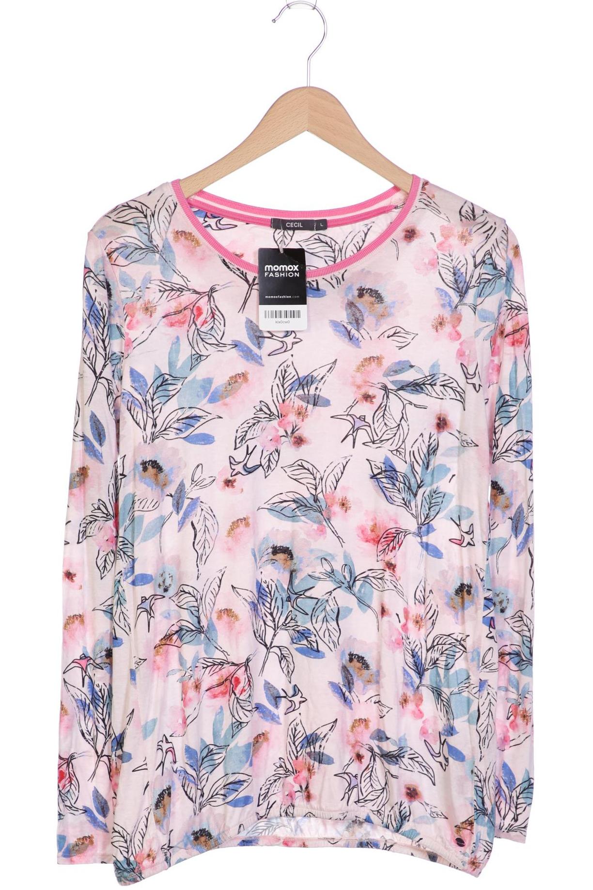 

Cecil Damen Langarmshirt, pink, Gr. 42