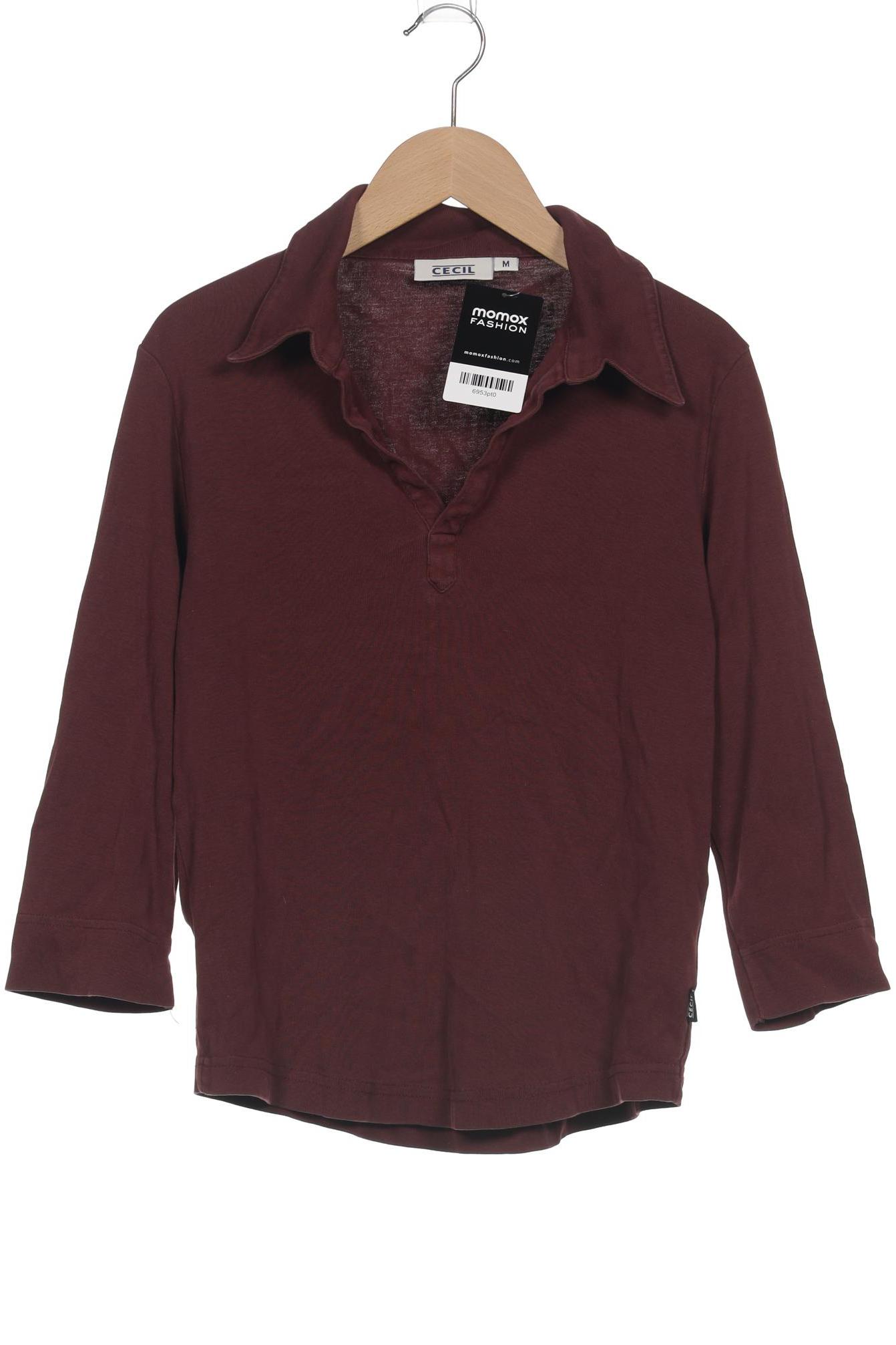

Cecil Damen Langarmshirt, bordeaux, Gr. 38